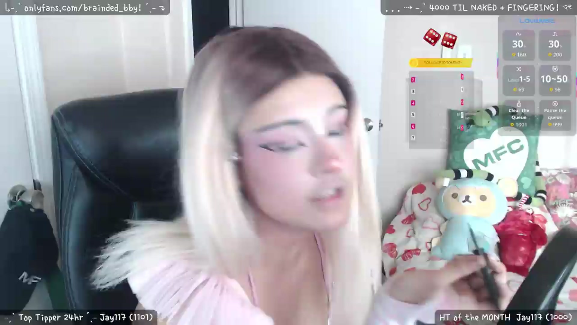 Gallery image thumbnail from braindedbby's myfreecams stream on, 08/11/2026, 04:40 image 1 of 20