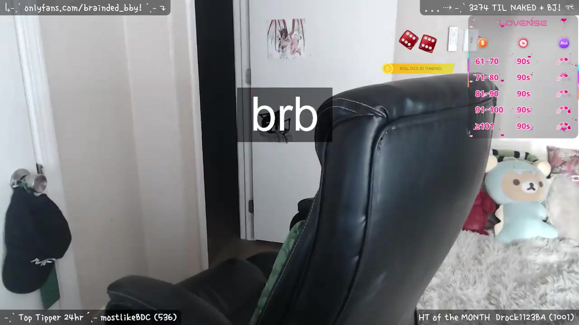 Gallery image thumbnail from braindedbby's myfreecams stream on, 08/17/2026, 01:30 image 10 of 20