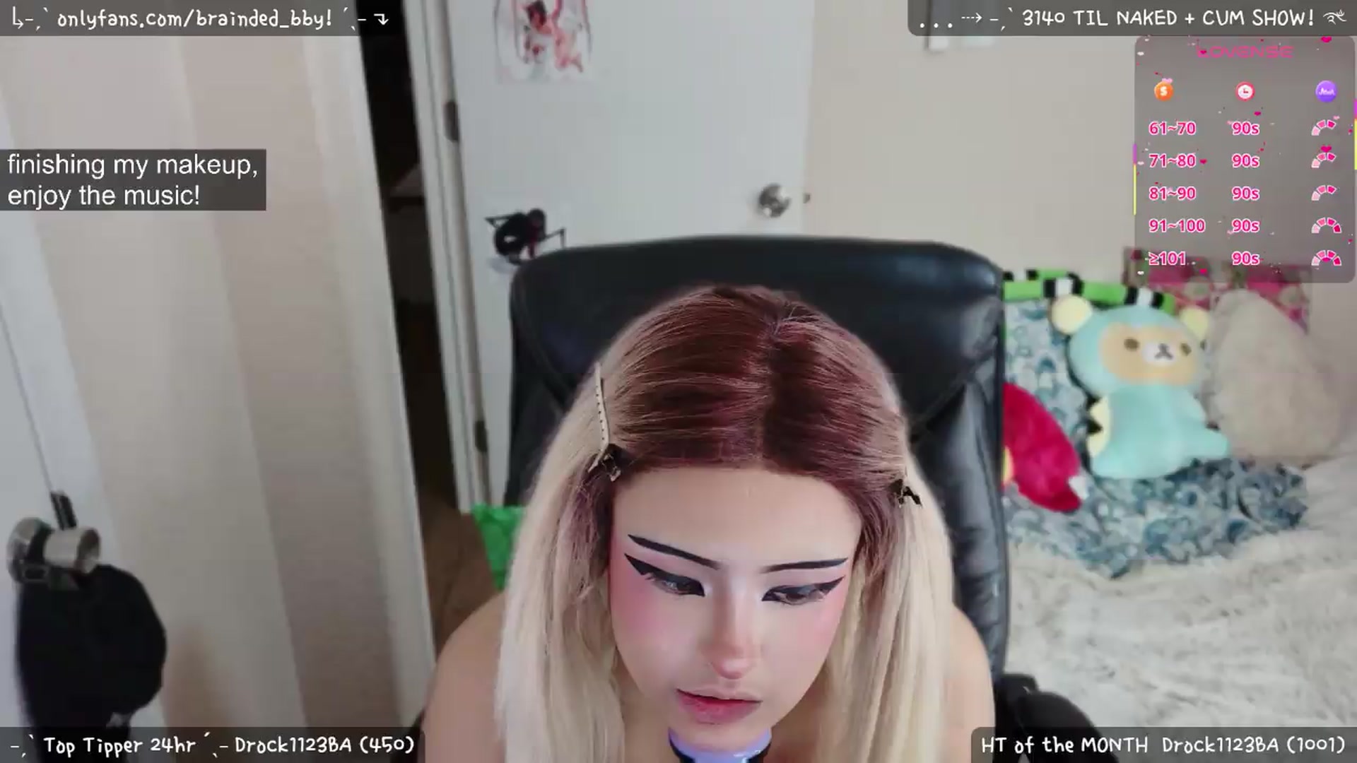 Gallery image thumbnail from braindedbby's myfreecams stream on, 08/20/2026, 03:35 image 2 of 20