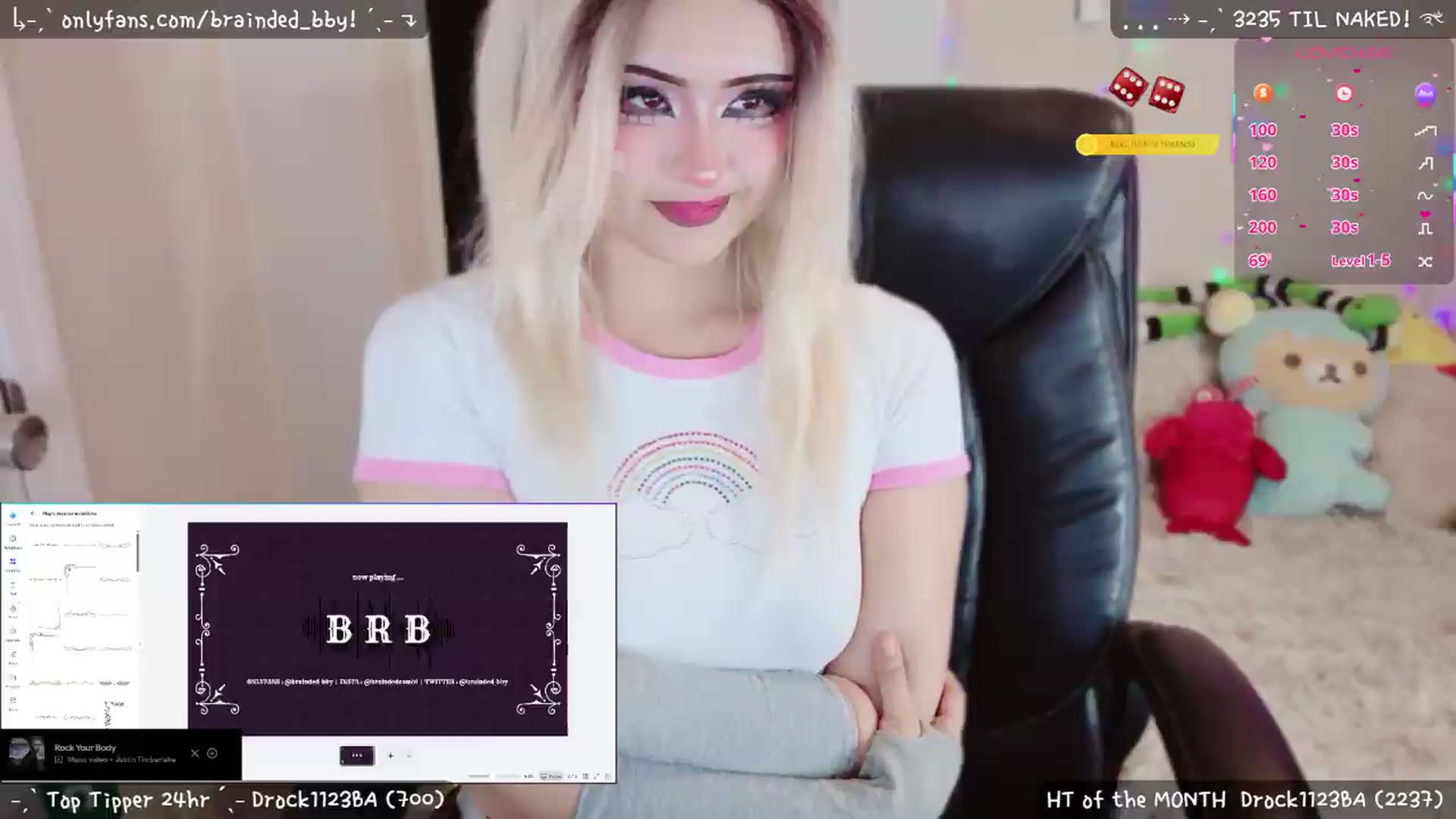 Gallery image thumbnail from braindedbby's myfreecams stream on, 09/10/2026, 05:54 image 7 of 20