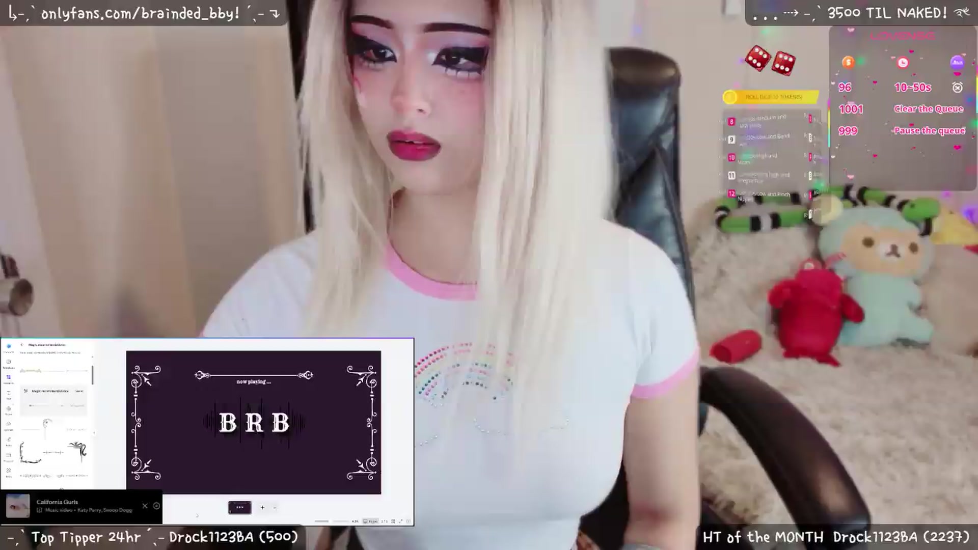 Gallery image thumbnail from braindedbby's myfreecams stream on, 09/10/2026, 05:54 image 5 of 20