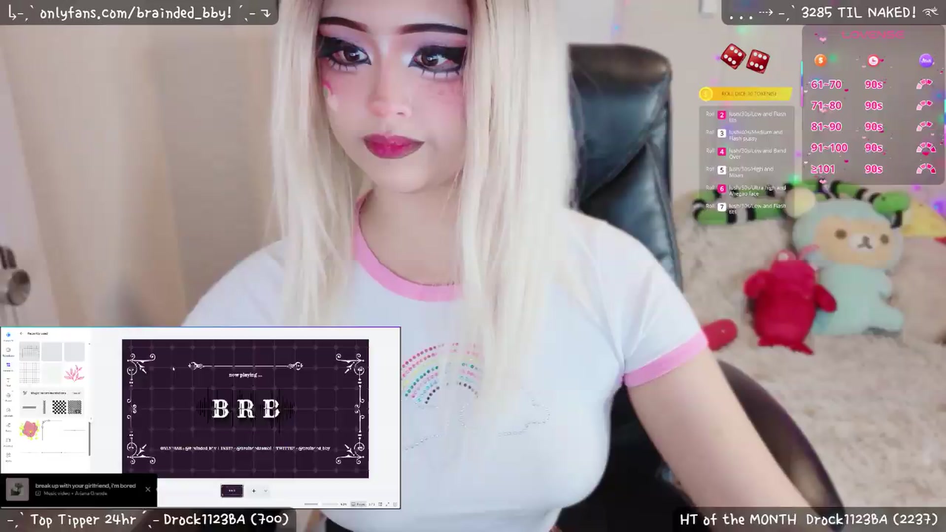 Gallery image thumbnail from braindedbby's myfreecams stream on, 09/10/2026, 05:54 image 6 of 20