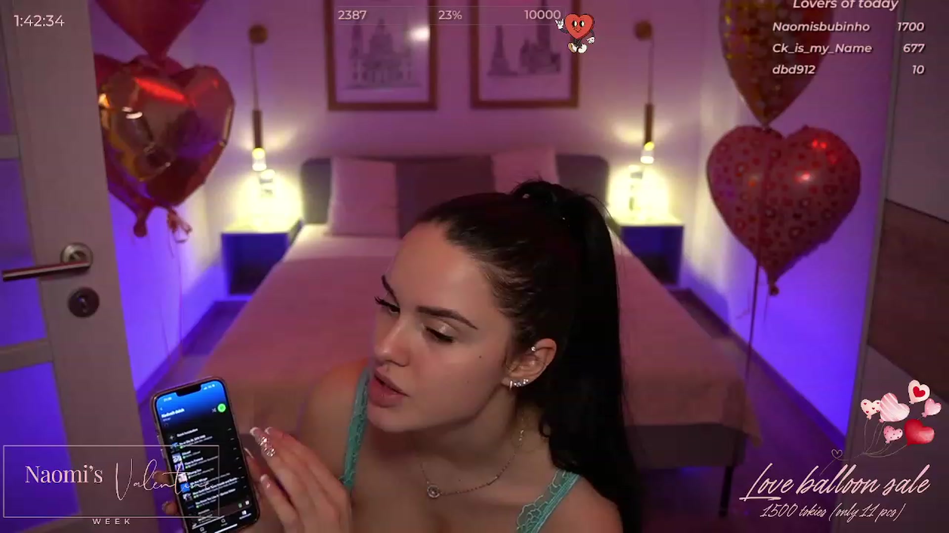 Gallery image thumbnail from cinnabellee's myfreecams stream on, 02/07/2024, 20:58 image 2 of 20