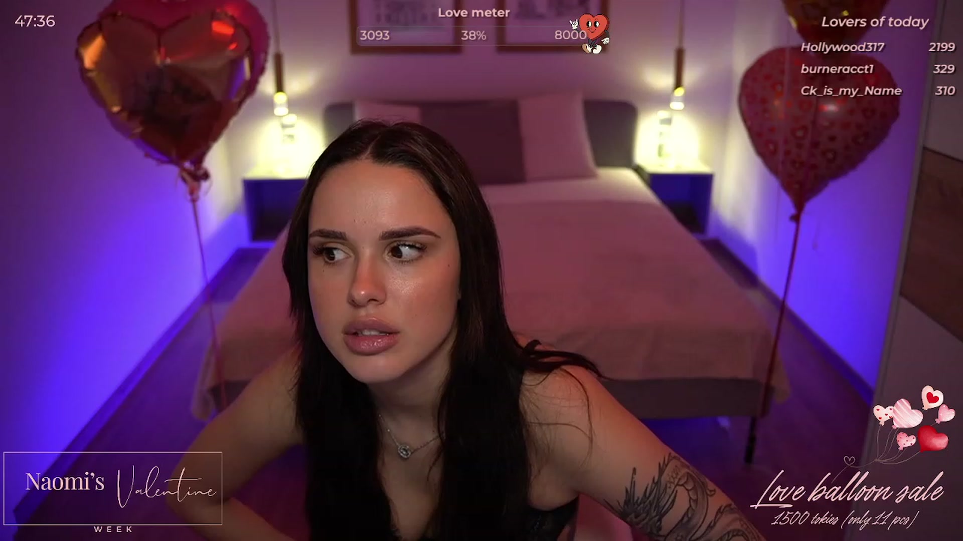 Gallery image thumbnail from cinnabellee's myfreecams stream on, 02/11/2024, 22:19 image 6 of 20