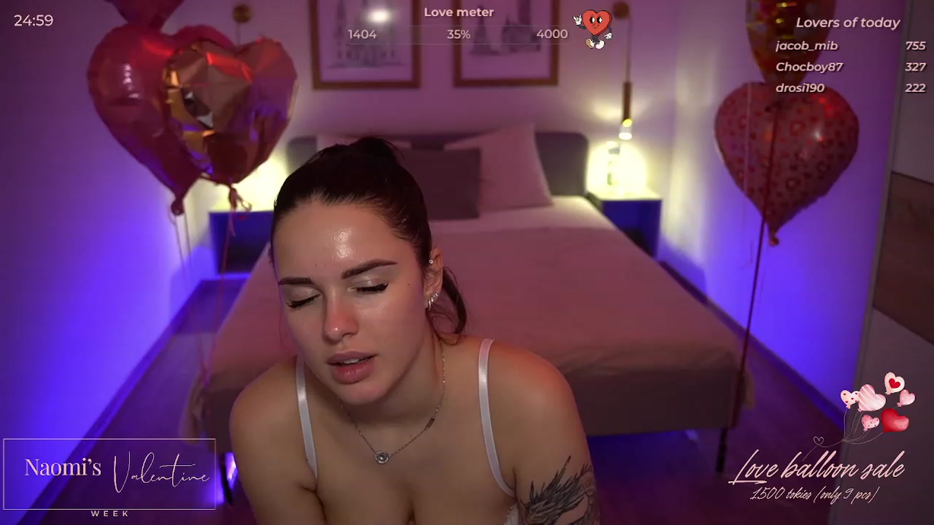 Gallery image thumbnail from cinnabellee's myfreecams stream on, 02/13/2024, 22:17 image 1 of 20