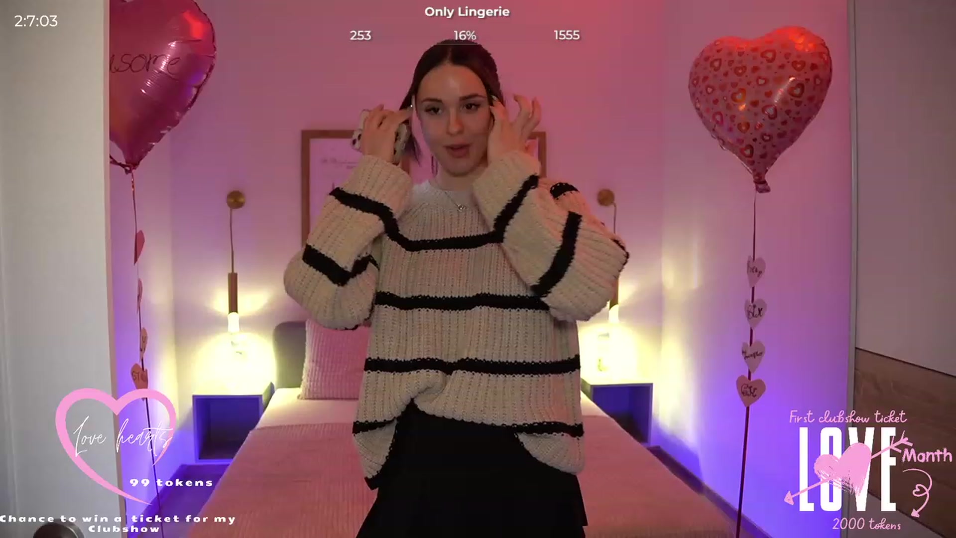 Gallery image thumbnail from cinnabellee's myfreecams stream on, 02/27/2024, 21:11 image 8 of 20