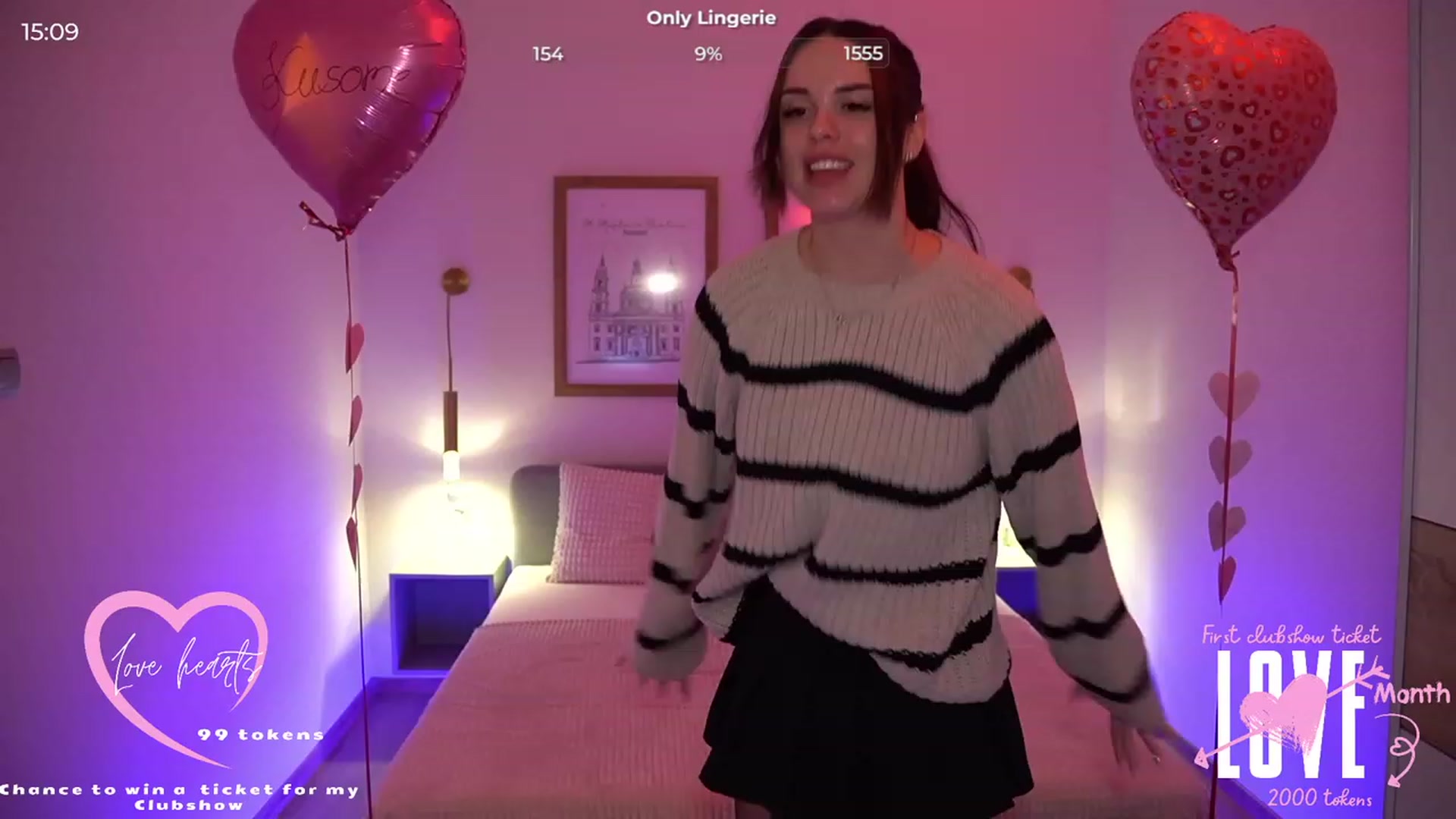 Gallery image thumbnail from cinnabellee's myfreecams stream on, 02/27/2024, 21:11 image 1 of 20