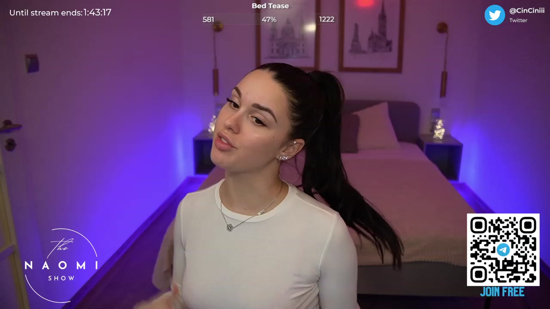 Gallery image thumbnail from cinnabellee's myfreecams stream on, 03/13/2024, 21:04 image 6 of 20