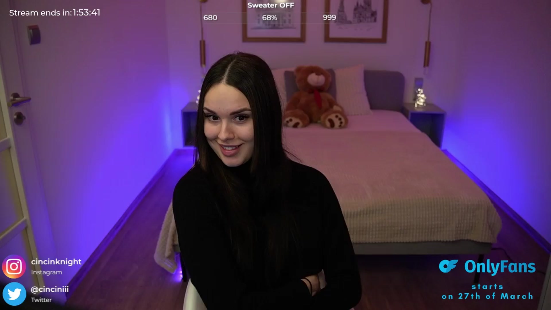 Gallery image thumbnail from cinnabellee's myfreecams stream on, 03/25/2024, 21:50 image 2 of 20