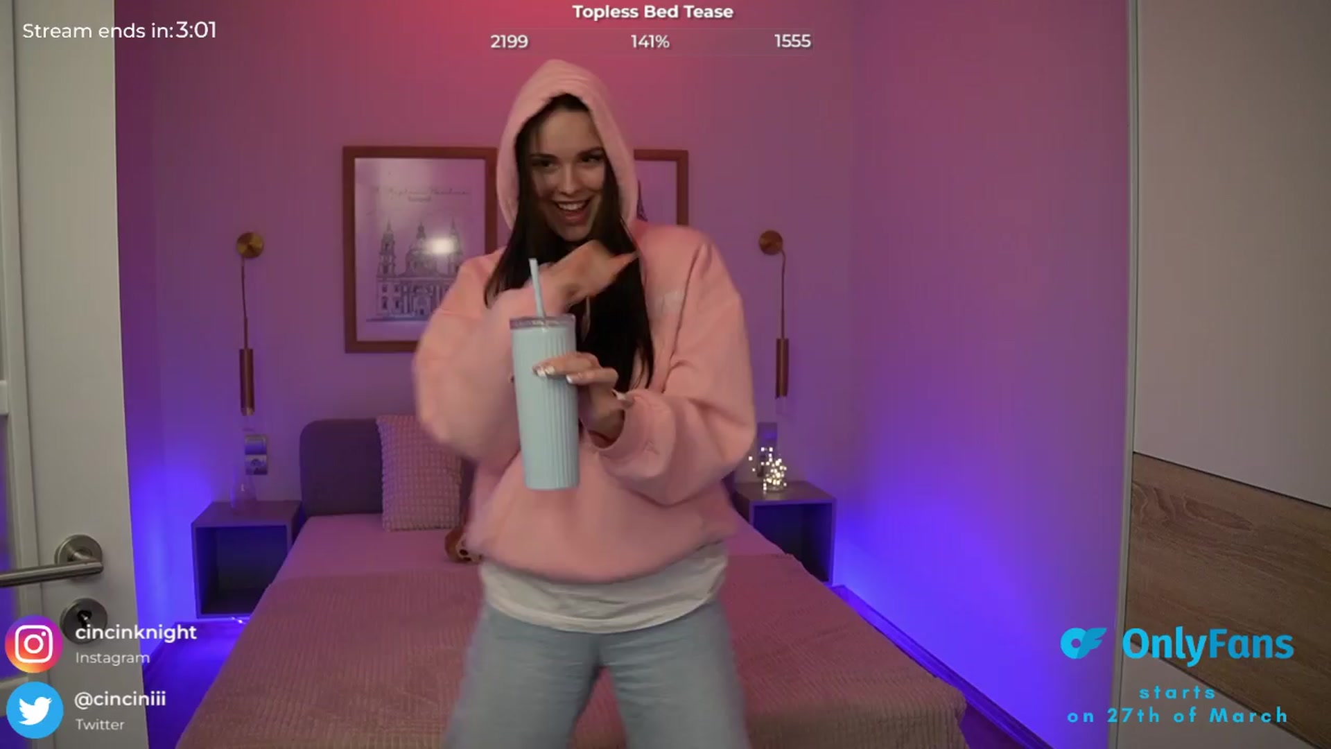 Gallery image thumbnail from cinnabellee's myfreecams stream on, 03/26/2024, 22:18 image 18 of 20