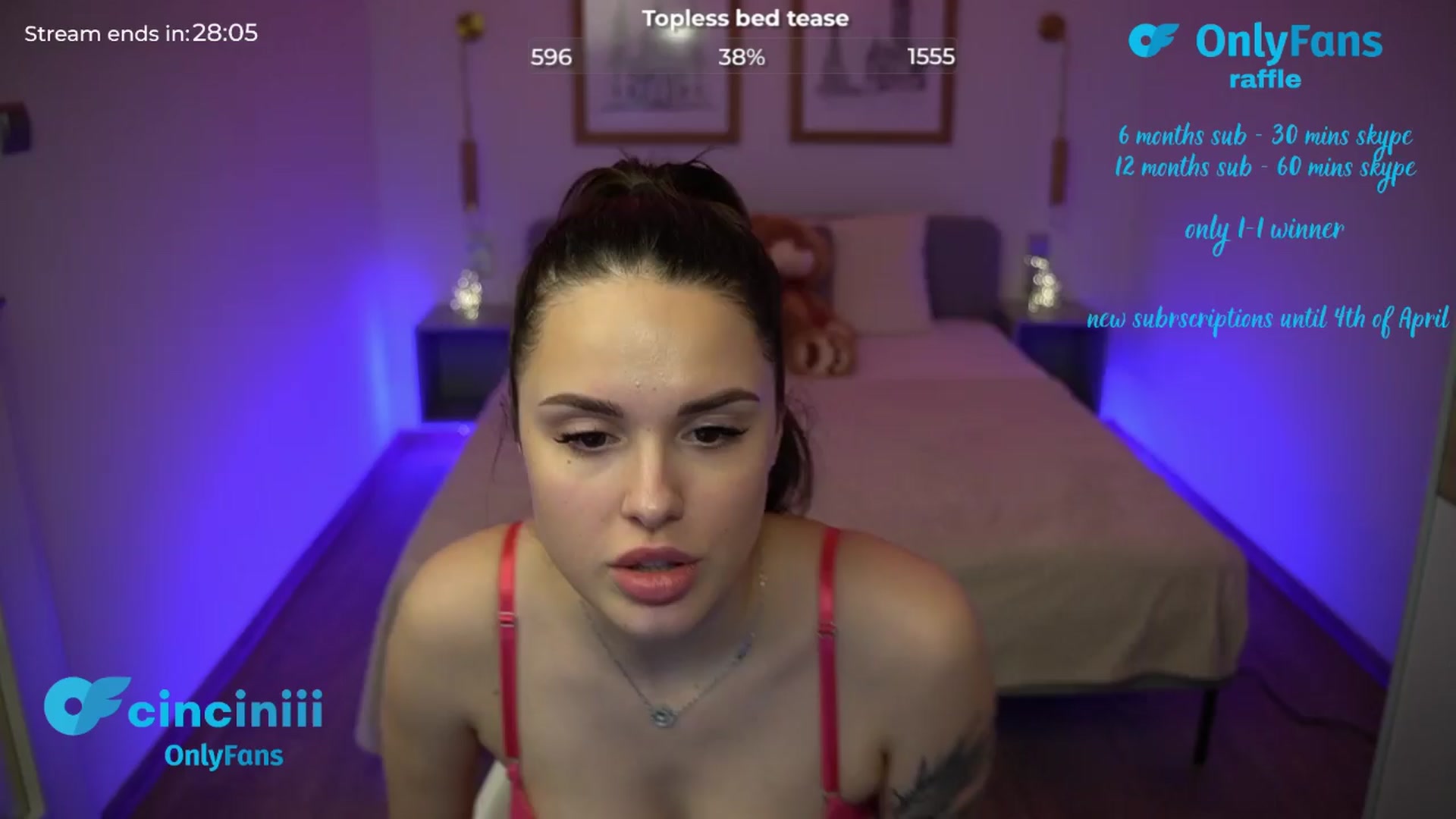 Gallery image thumbnail from cinnabellee's myfreecams stream on, 03/27/2024, 22:00 image 18 of 20