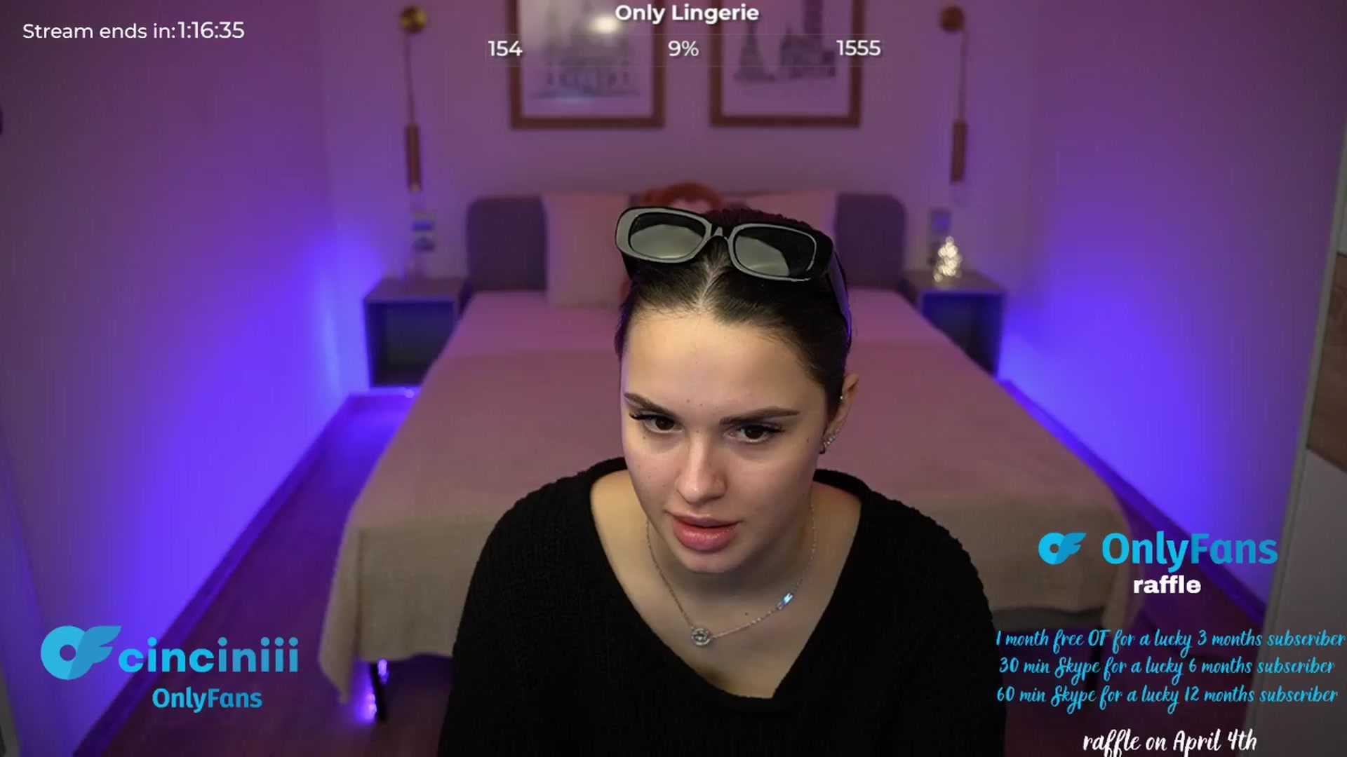 Gallery image thumbnail from cinnabellee's myfreecams stream on, 03/28/2024, 14:47 image 1 of 20