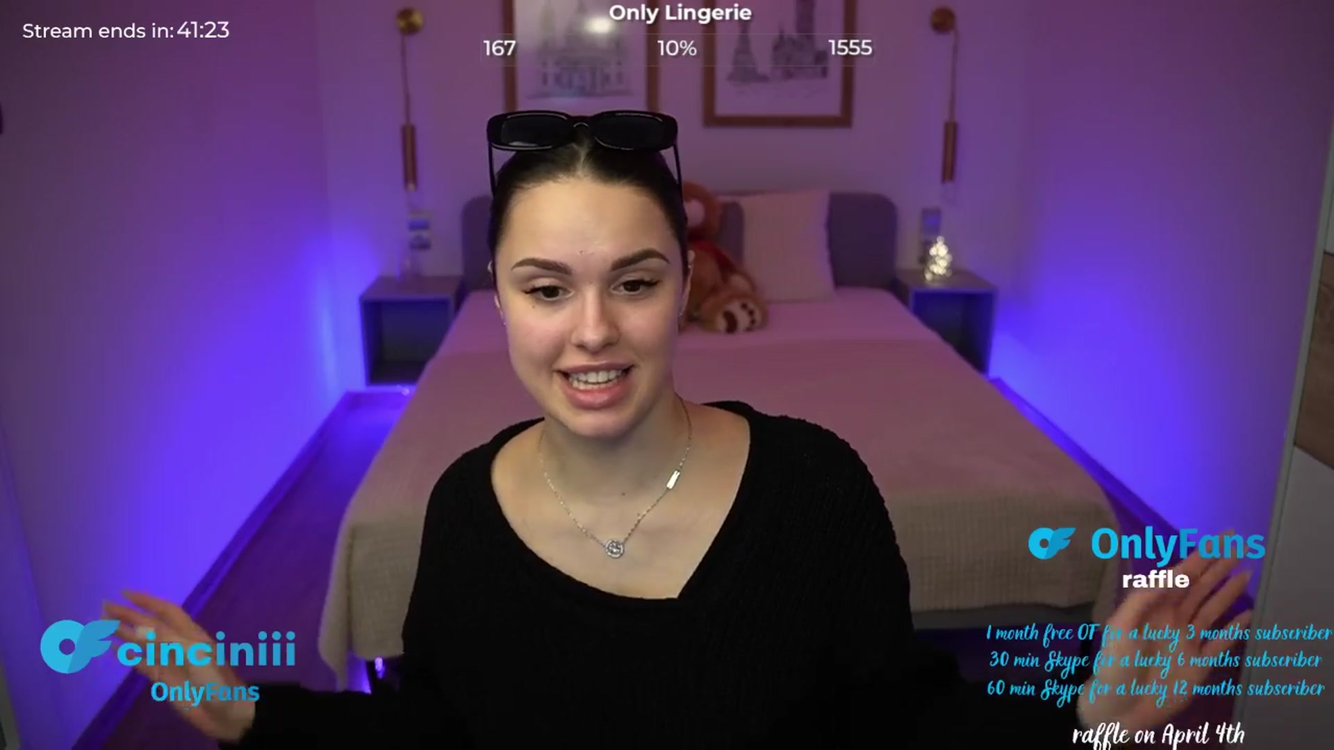 Gallery image thumbnail from cinnabellee's myfreecams stream on, 03/28/2024, 14:47 image 9 of 20