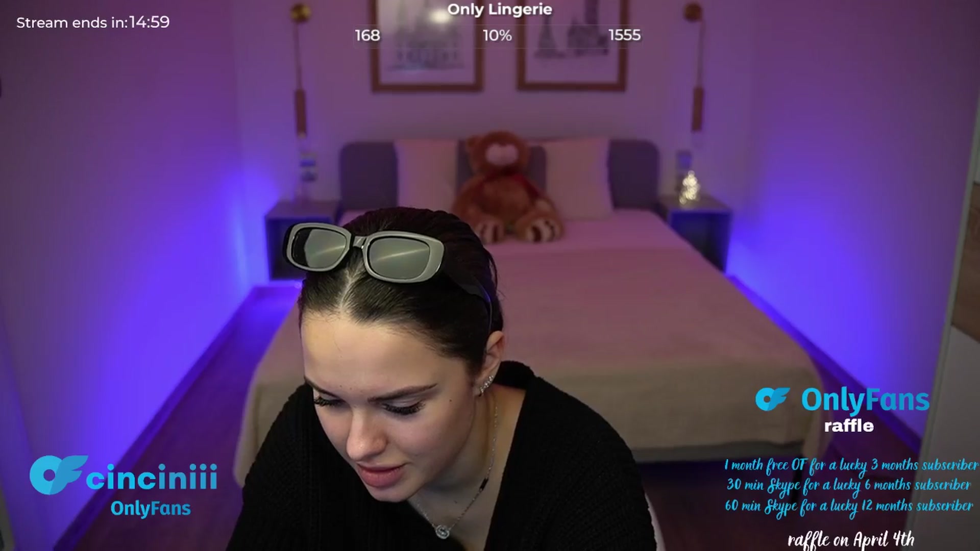 Gallery image thumbnail from cinnabellee's myfreecams stream on, 03/28/2024, 14:47 image 15 of 20