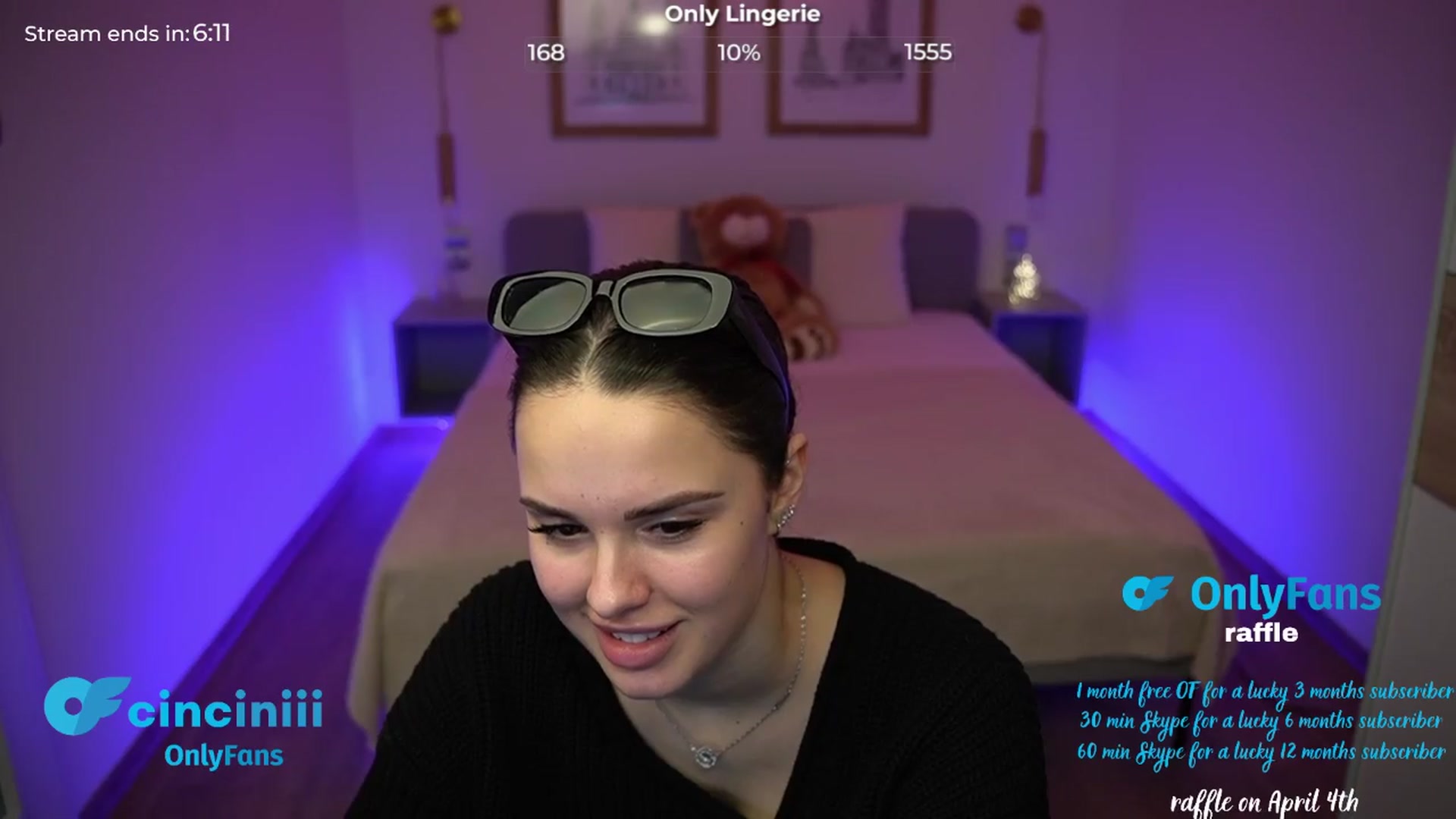 Gallery image thumbnail from cinnabellee's myfreecams stream on, 03/28/2024, 14:47 image 17 of 20