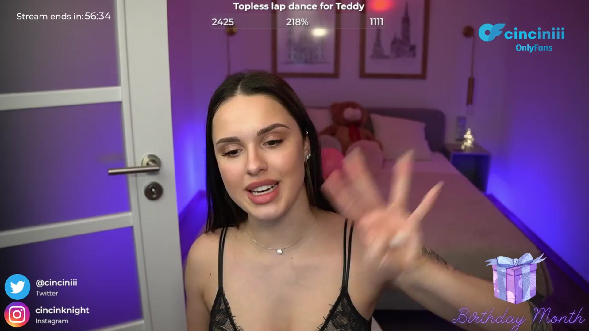 Gallery image thumbnail from cinnabellee's myfreecams stream on, 04/03/2024, 20:49 image 13 of 20