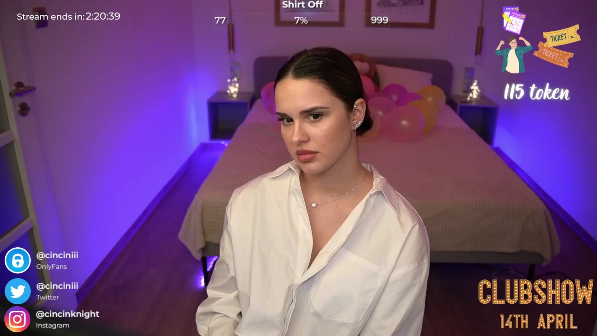 Gallery image thumbnail from cinnabellee's myfreecams stream on, 04/04/2024, 19:35 image 4 of 20
