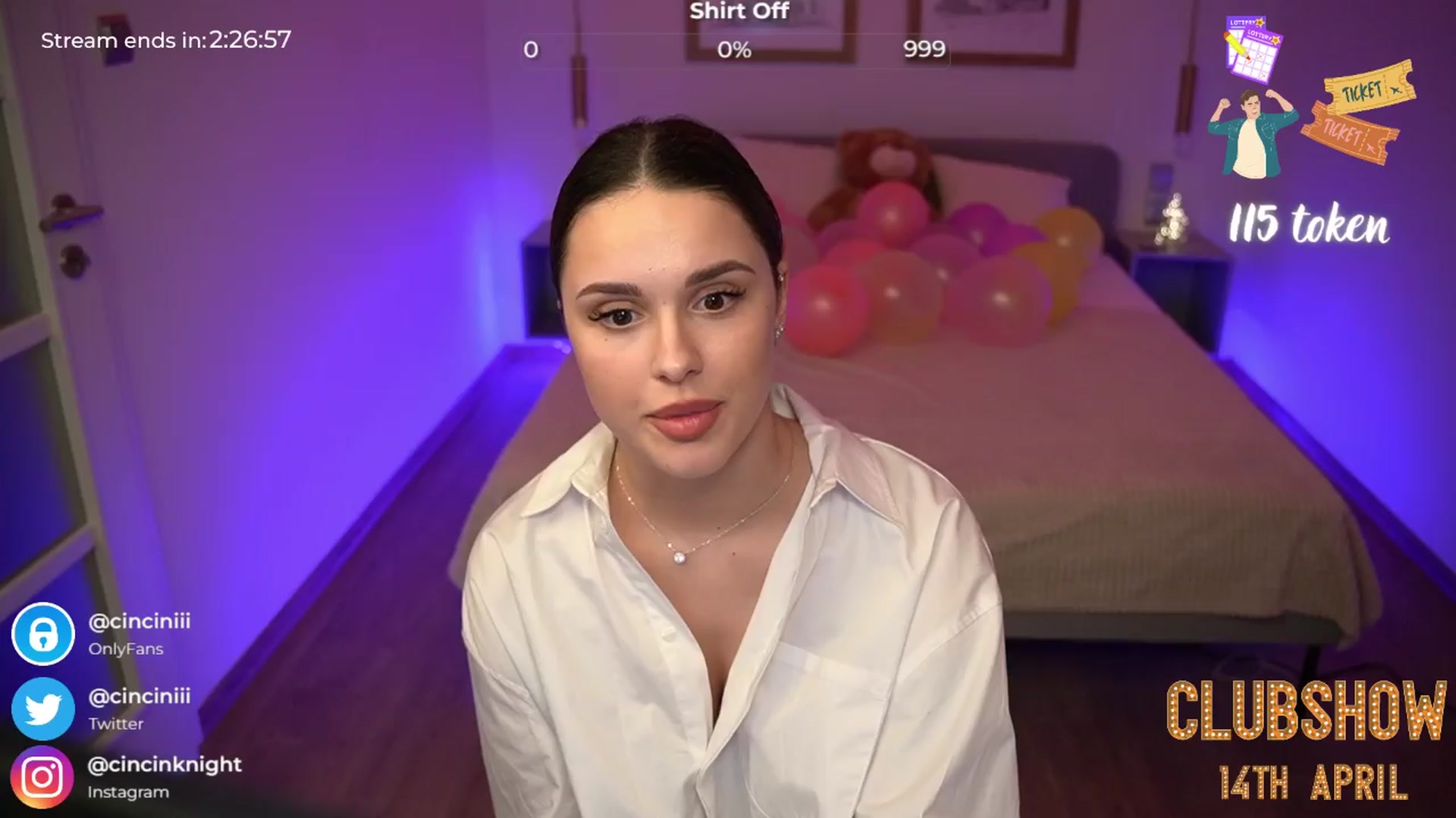 Gallery image thumbnail from cinnabellee's myfreecams stream on, 04/04/2024, 19:35 image 1 of 20