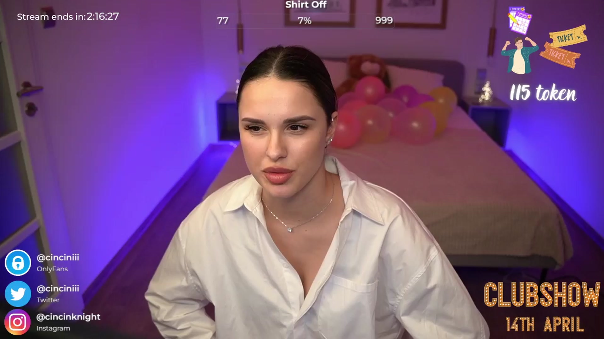 Gallery image thumbnail from cinnabellee's myfreecams stream on, 04/04/2024, 19:35 image 6 of 20