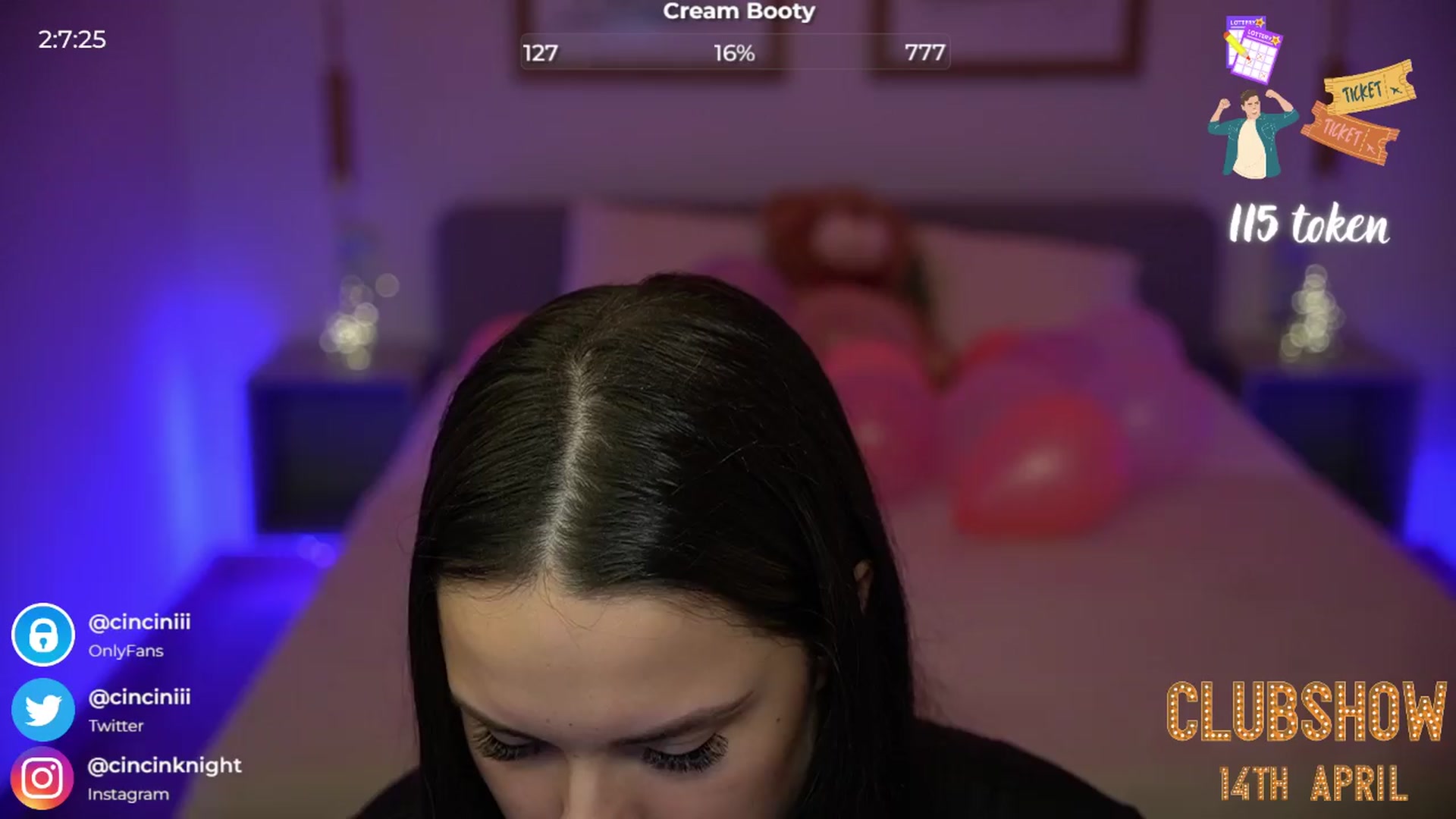 Gallery image thumbnail from cinnabellee's myfreecams stream on, 04/10/2024, 19:23 image 17 of 20