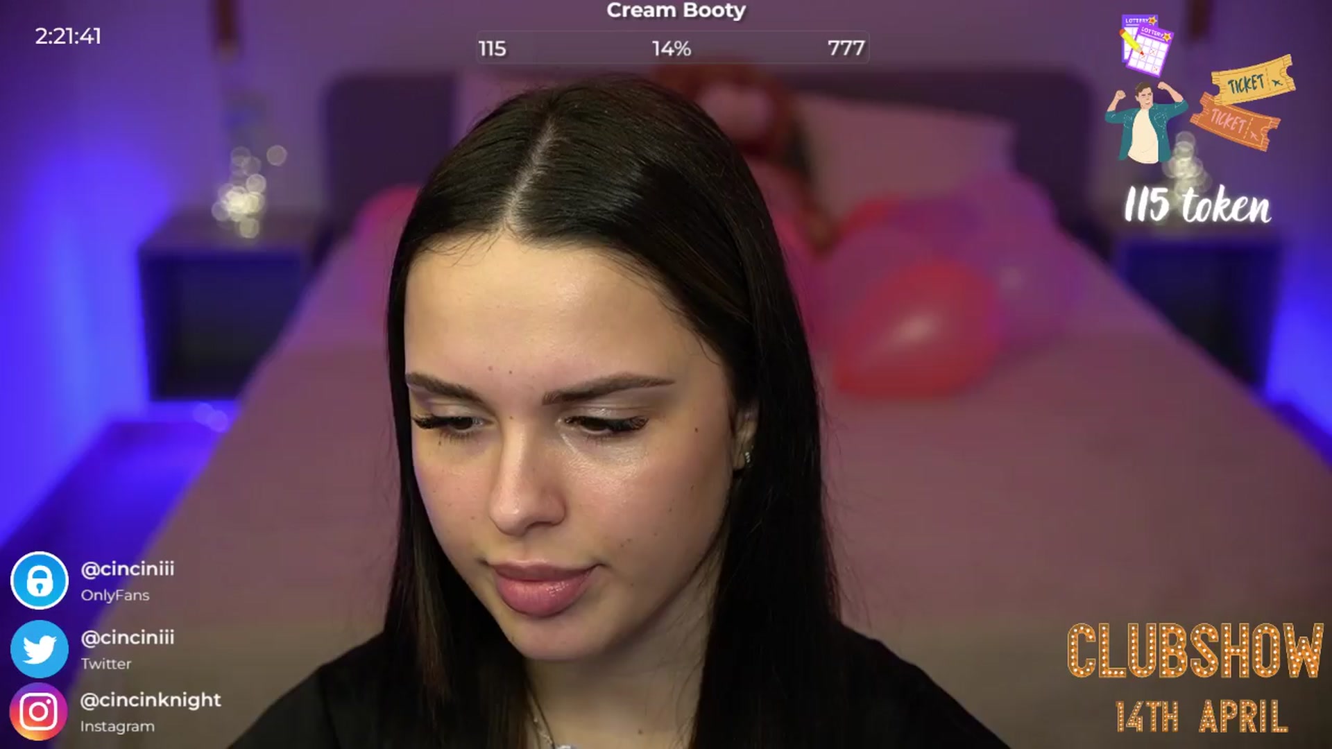 Gallery image thumbnail from cinnabellee's myfreecams stream on, 04/10/2024, 19:23 image 9 of 20