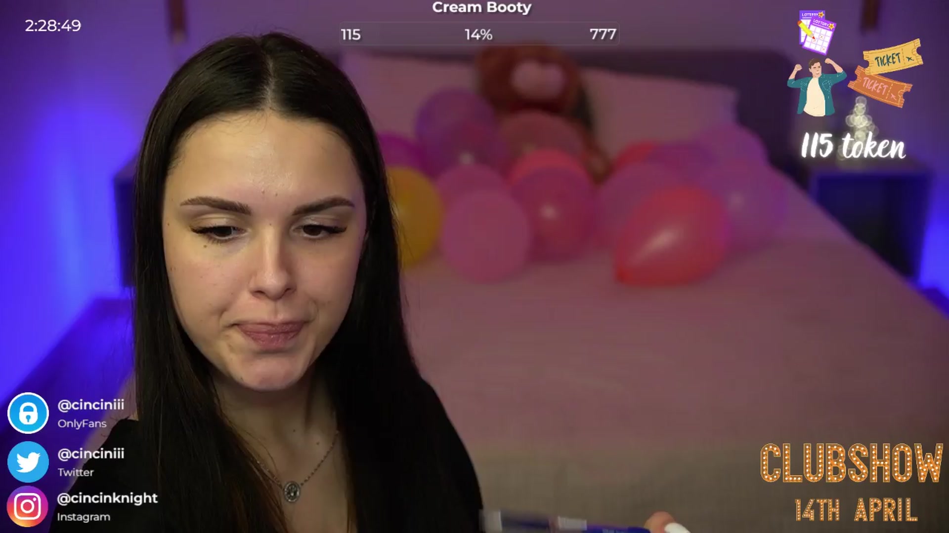 Gallery image thumbnail from cinnabellee's myfreecams stream on, 04/10/2024, 19:23 image 5 of 20