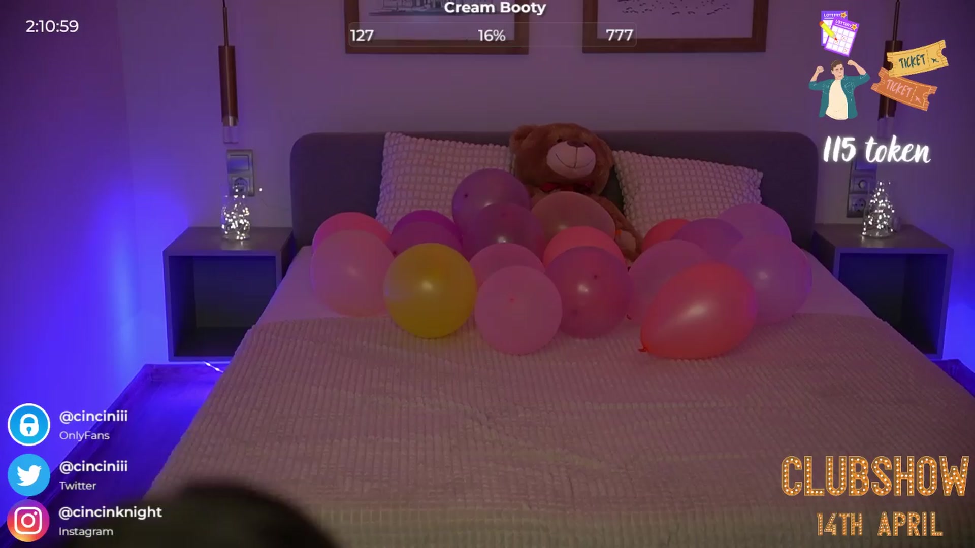 Gallery image thumbnail from cinnabellee's myfreecams stream on, 04/10/2024, 19:23 image 15 of 20