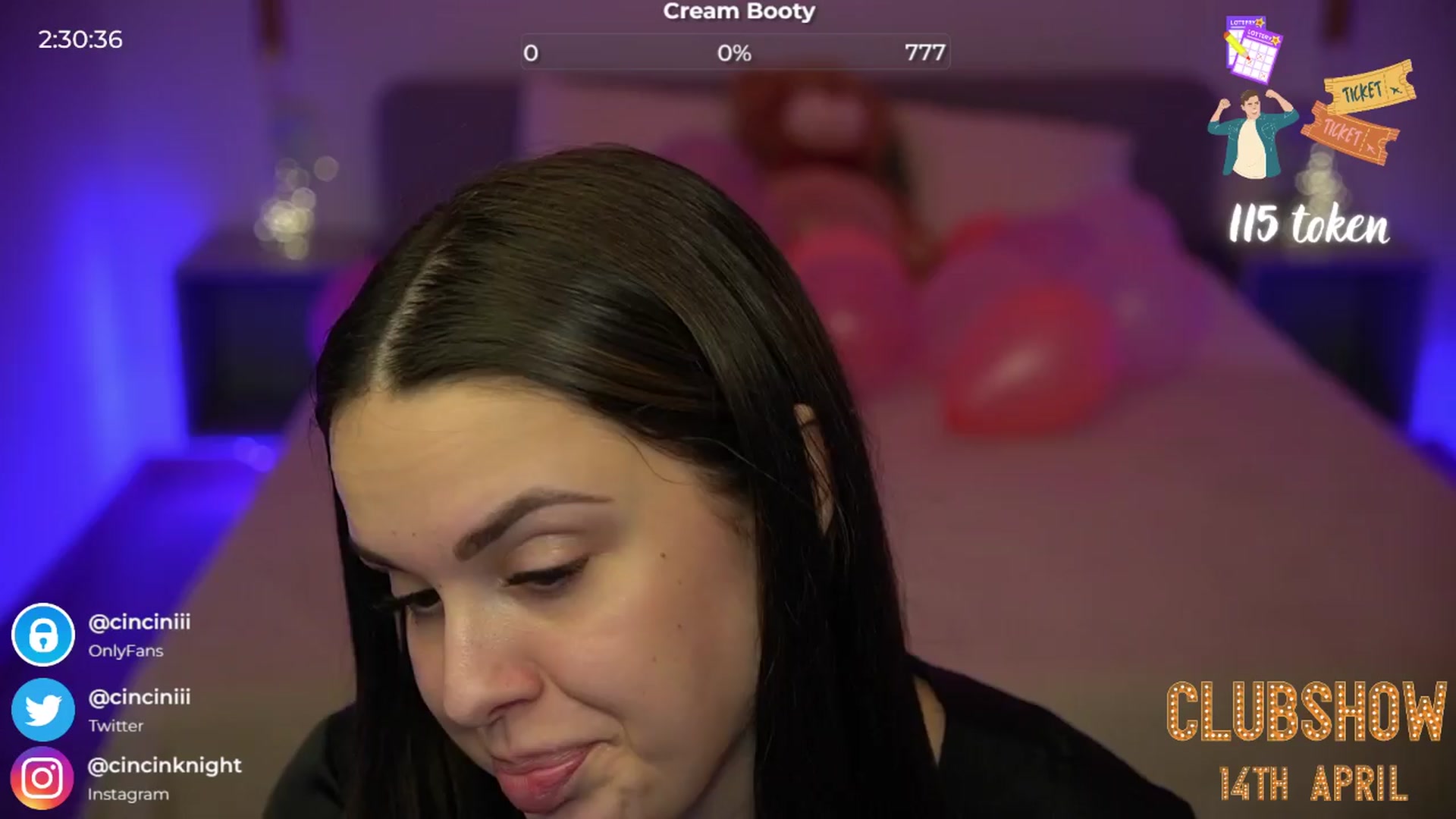 Gallery image thumbnail from cinnabellee's myfreecams stream on, 04/10/2024, 19:23 image 4 of 20