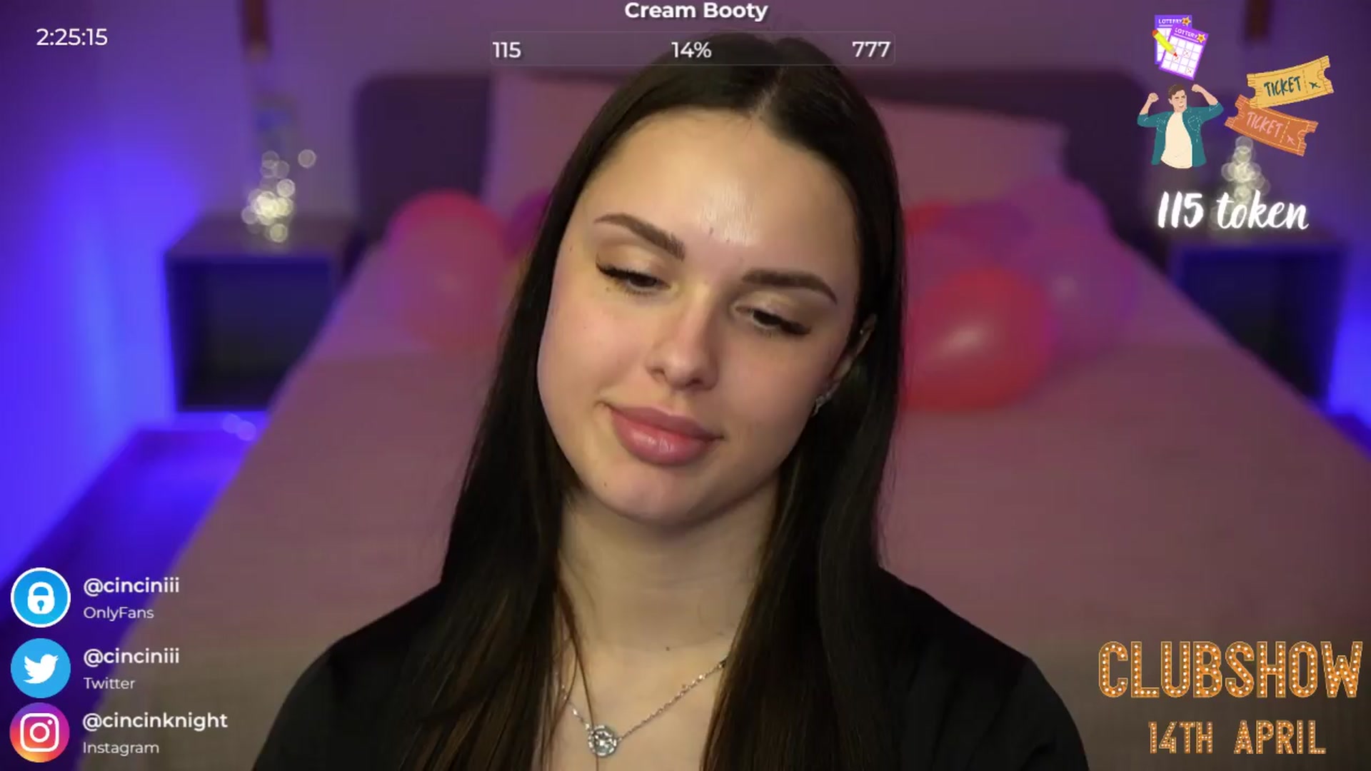 Gallery image thumbnail from cinnabellee's myfreecams stream on, 04/10/2024, 19:23 image 7 of 20