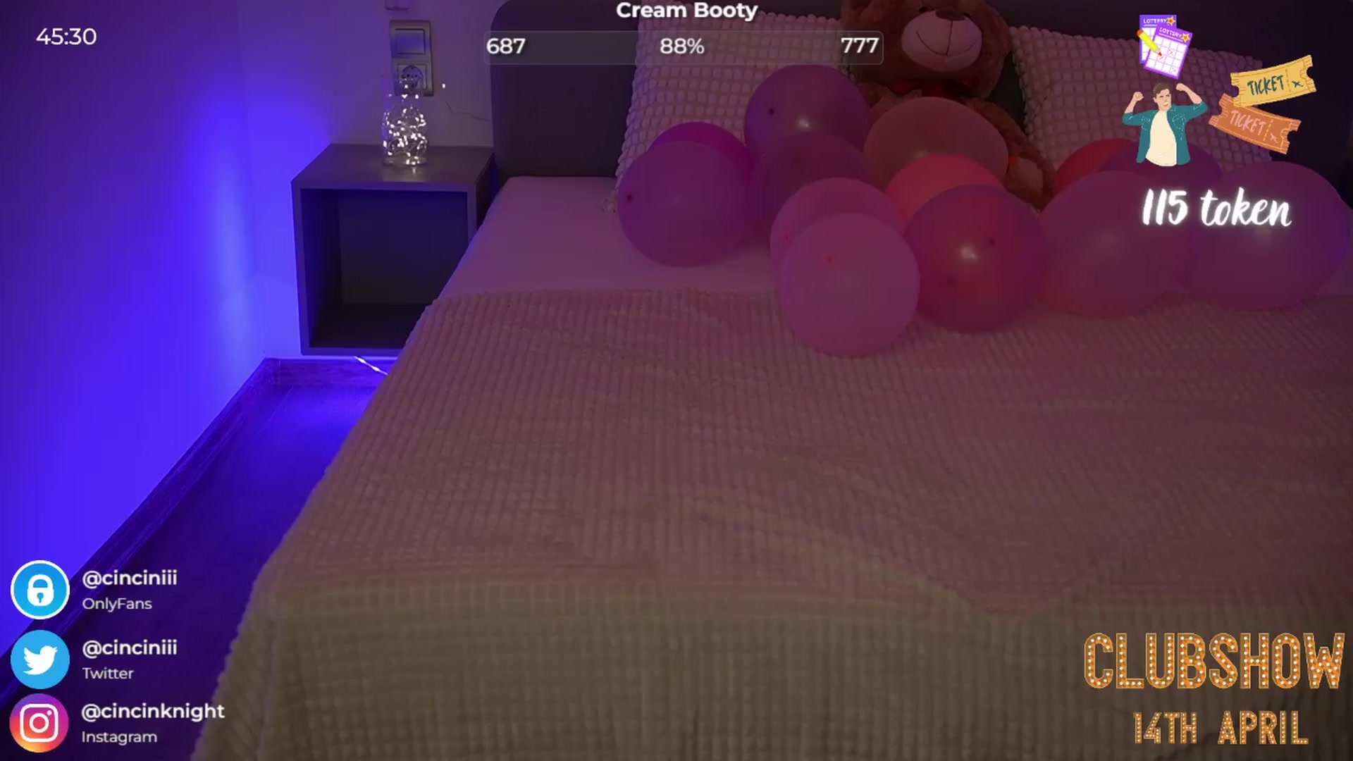 Gallery image thumbnail from cinnabellee's myfreecams stream on, 04/10/2024, 21:26 image 9 of 20