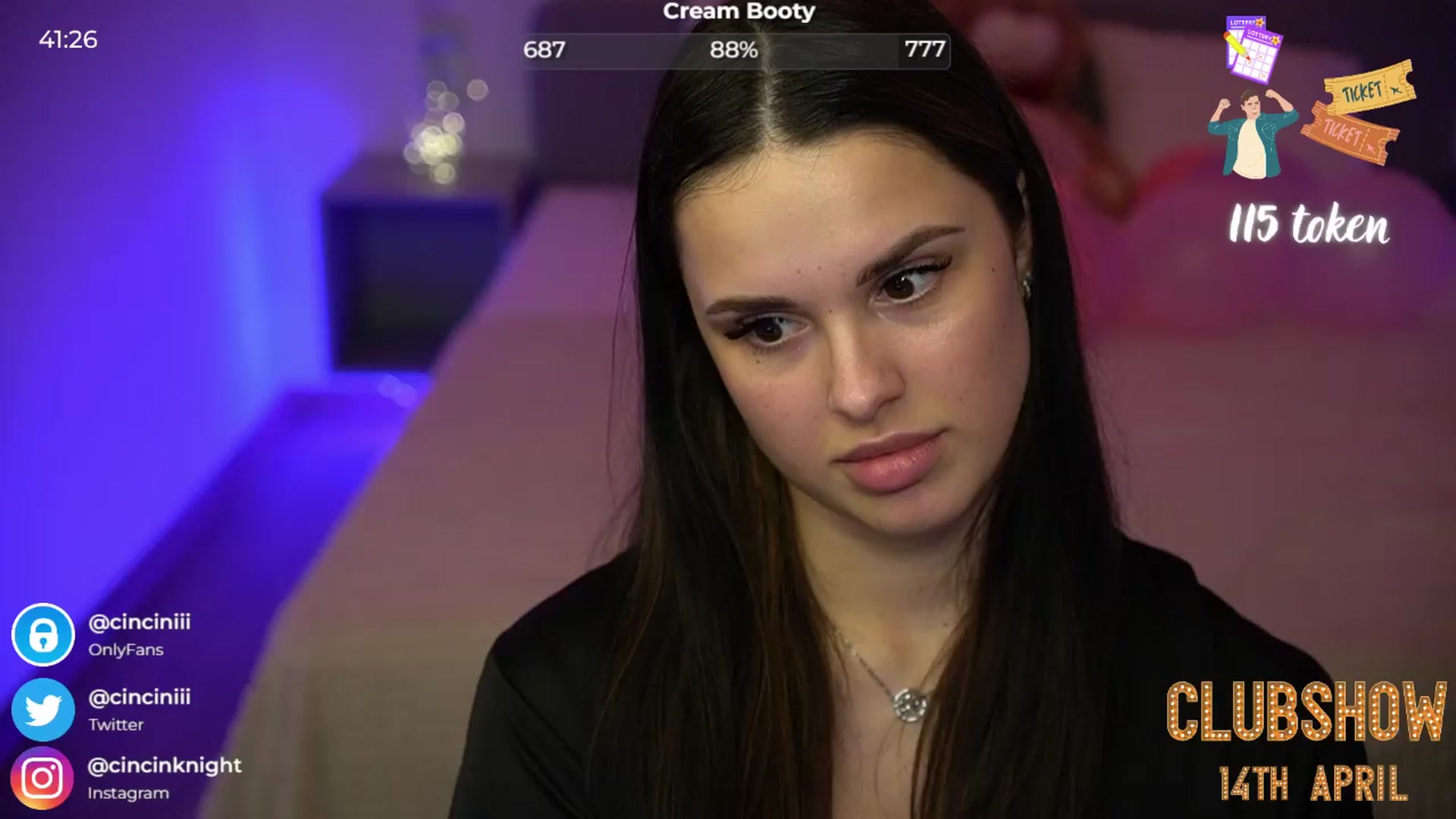 Gallery image thumbnail from cinnabellee's myfreecams stream on, 04/10/2024, 21:26 image 10 of 20