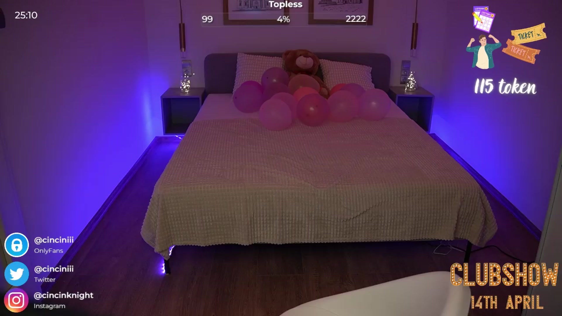 Gallery image thumbnail from cinnabellee's myfreecams stream on, 04/10/2024, 21:26 image 14 of 20