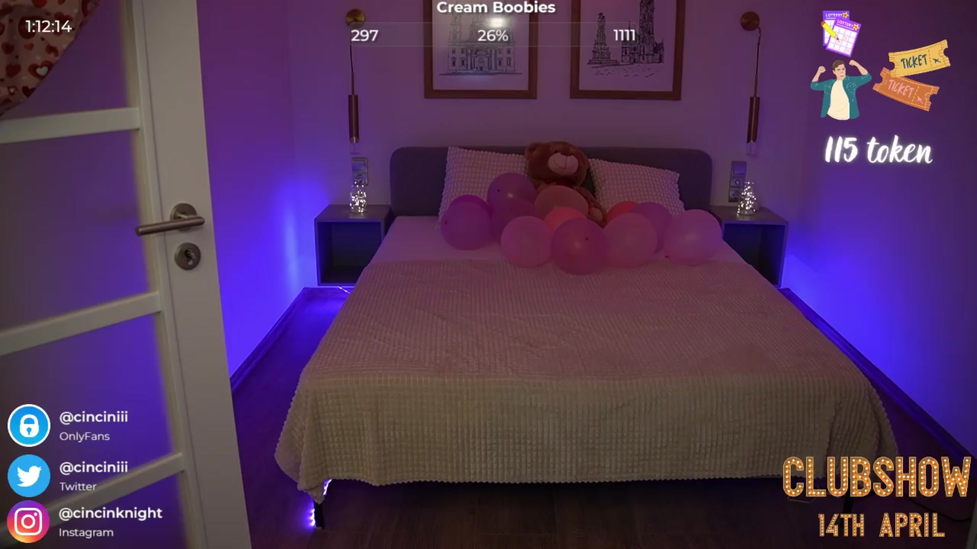 Gallery image thumbnail from cinnabellee's myfreecams stream on, 04/11/2024, 20:13 image 20 of 20