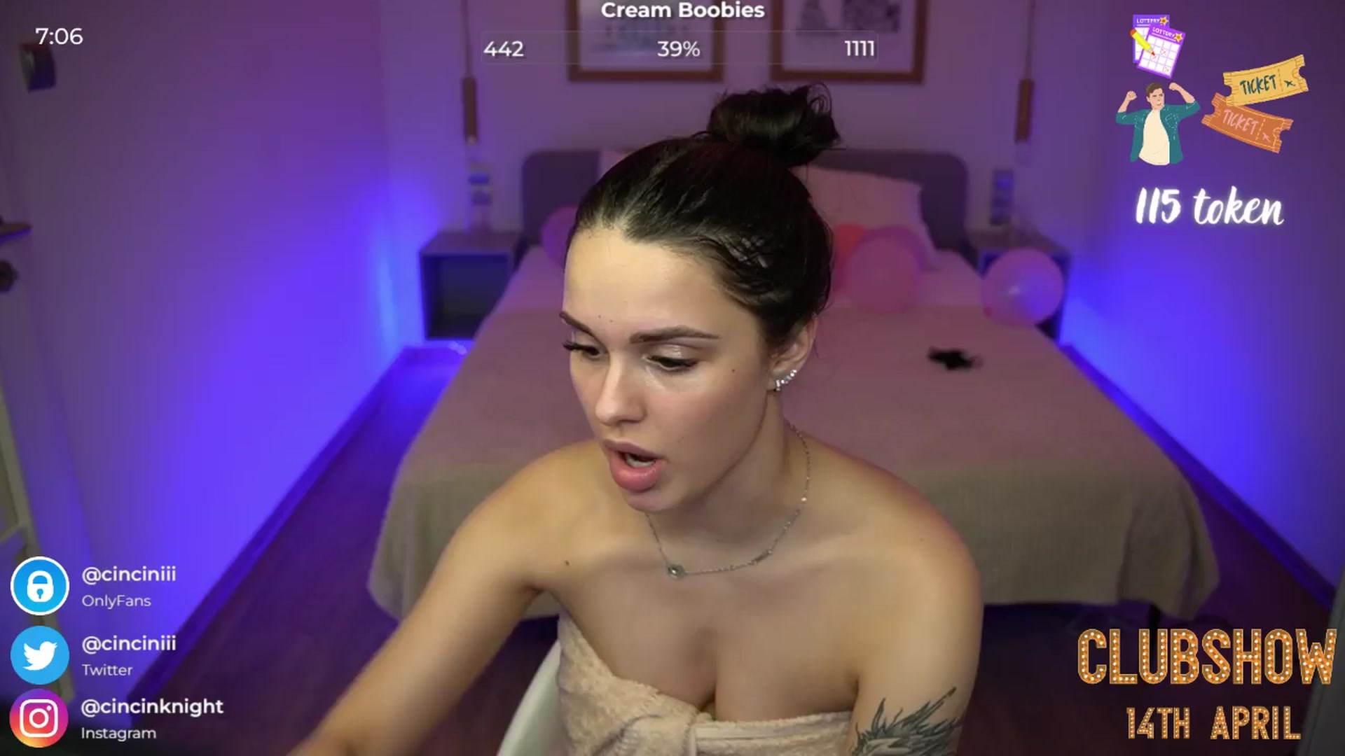 Gallery image thumbnail from cinnabellee's myfreecams stream on, 04/11/2024, 21:23 image 4 of 20