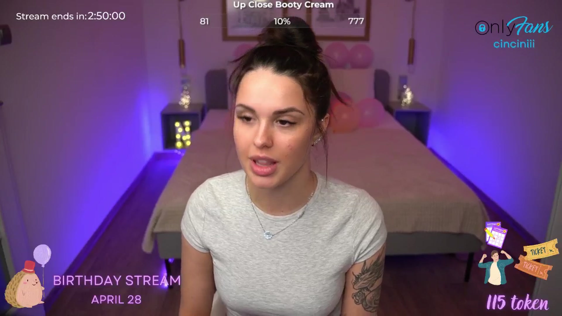 Gallery image thumbnail from cinnabellee's myfreecams stream on, 04/25/2024, 21:27 image 2 of 20