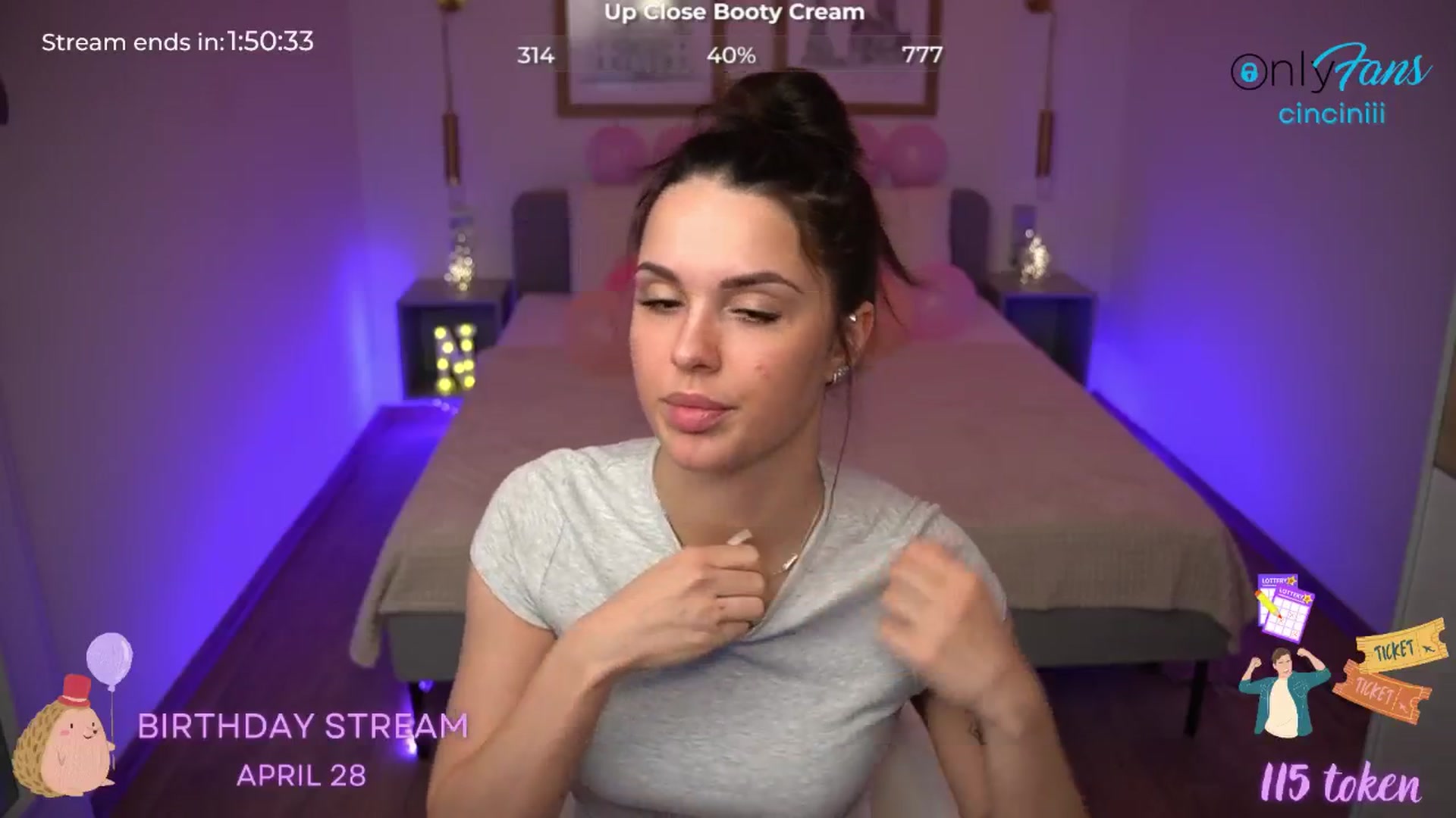 Gallery image thumbnail from cinnabellee's myfreecams stream on, 04/25/2024, 21:27 image 8 of 20