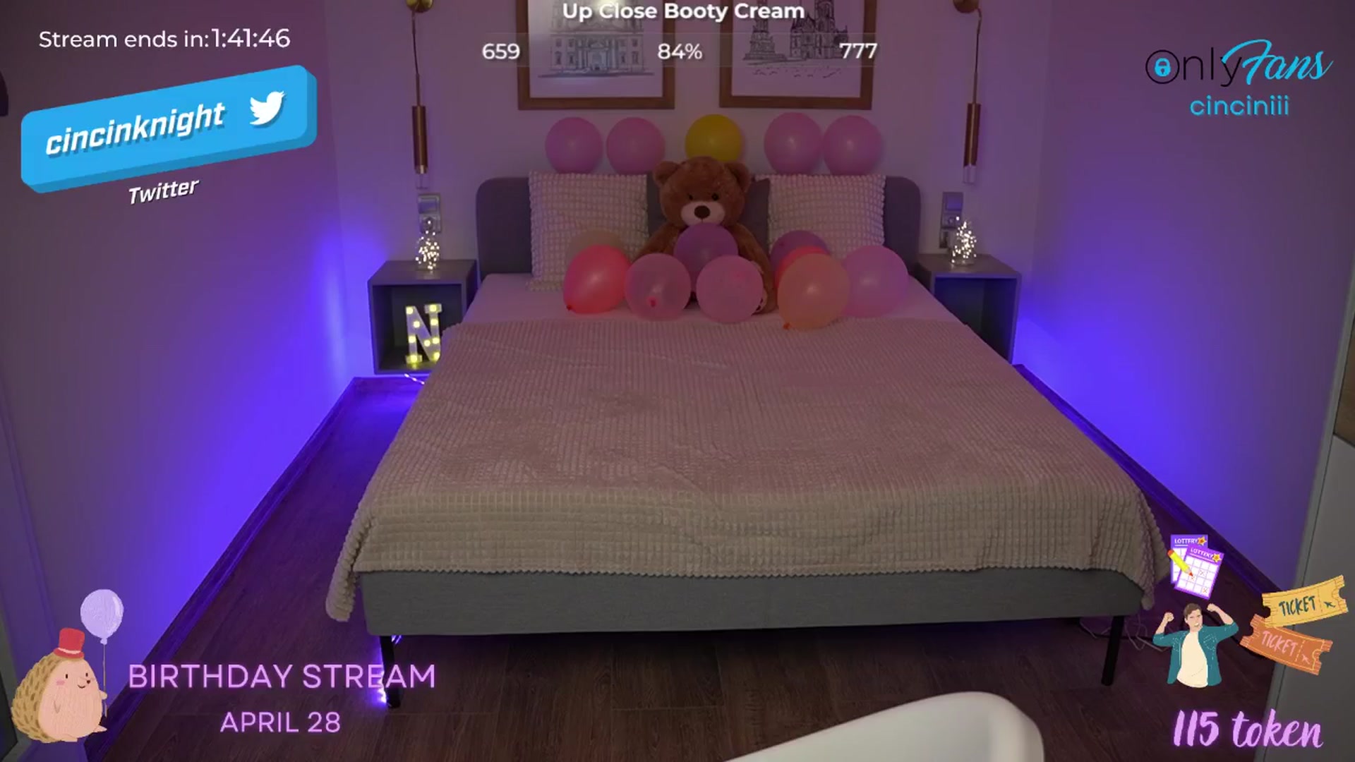 Gallery image thumbnail from cinnabellee's myfreecams stream on, 04/25/2024, 21:27 image 9 of 20