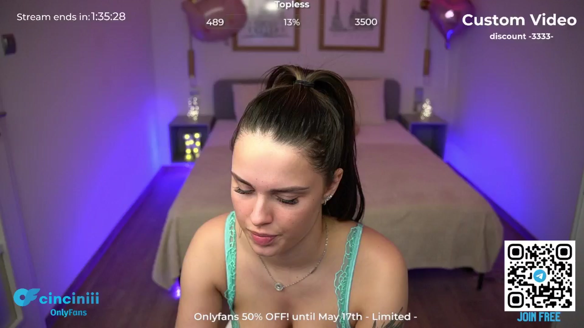 Gallery image thumbnail from cinnabellee's myfreecams stream on, 05/03/2024, 19:50 image 19 of 20