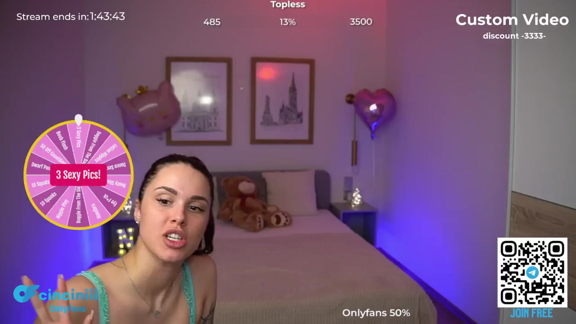 Gallery image thumbnail from cinnabellee's myfreecams stream on, 05/03/2024, 19:50 image 14 of 20