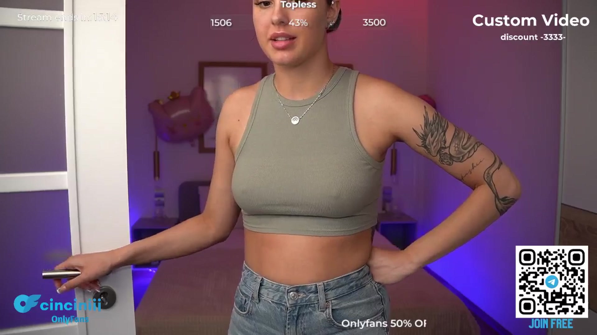 Gallery image thumbnail from cinnabellee's myfreecams stream on, 05/03/2024, 21:14 image 18 of 20