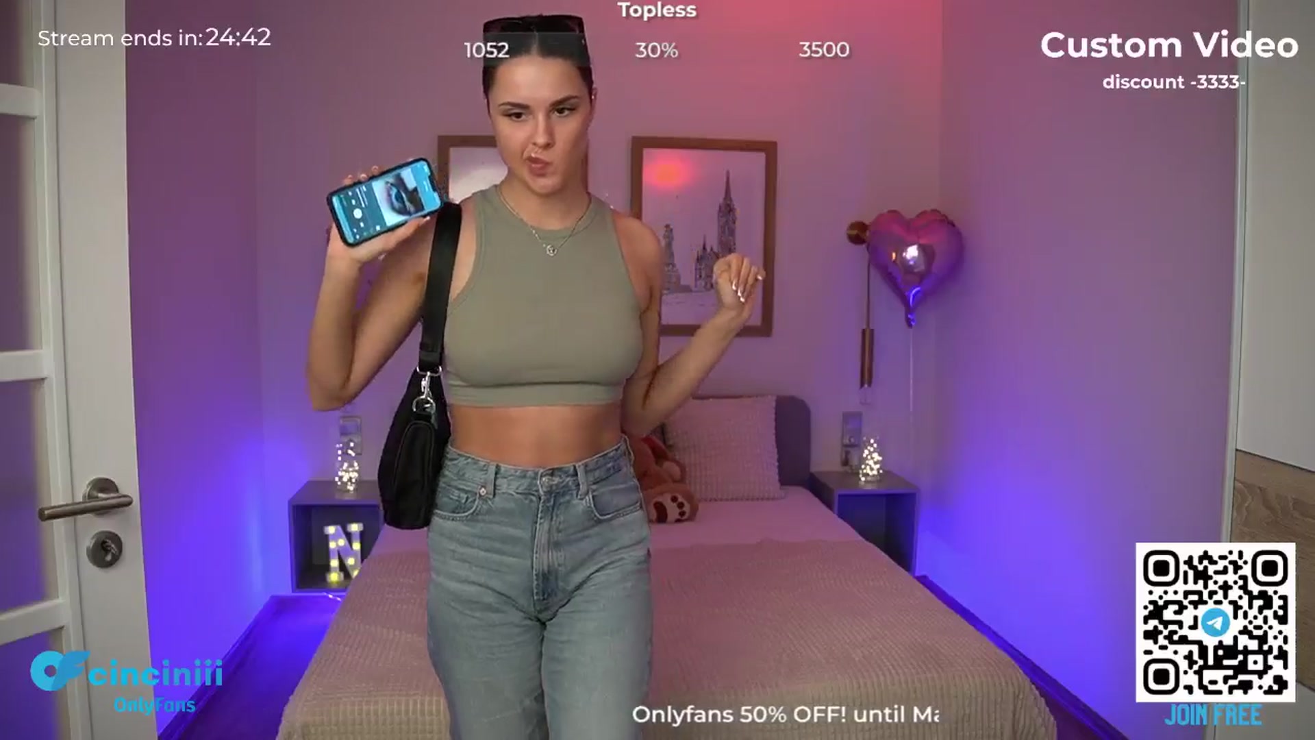 Gallery image thumbnail from cinnabellee's myfreecams stream on, 05/03/2024, 21:14 image 14 of 20