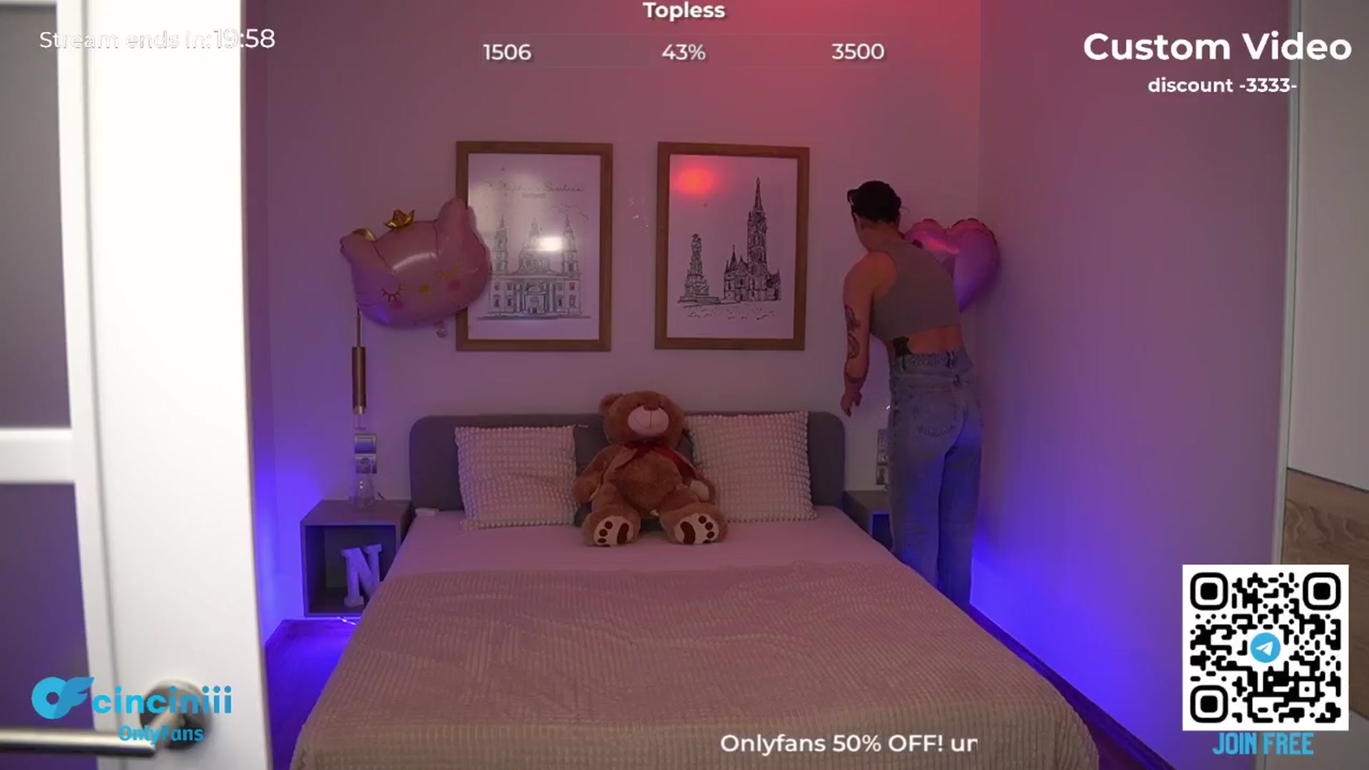 Gallery image thumbnail from cinnabellee's myfreecams stream on, 05/03/2024, 21:14 image 16 of 20