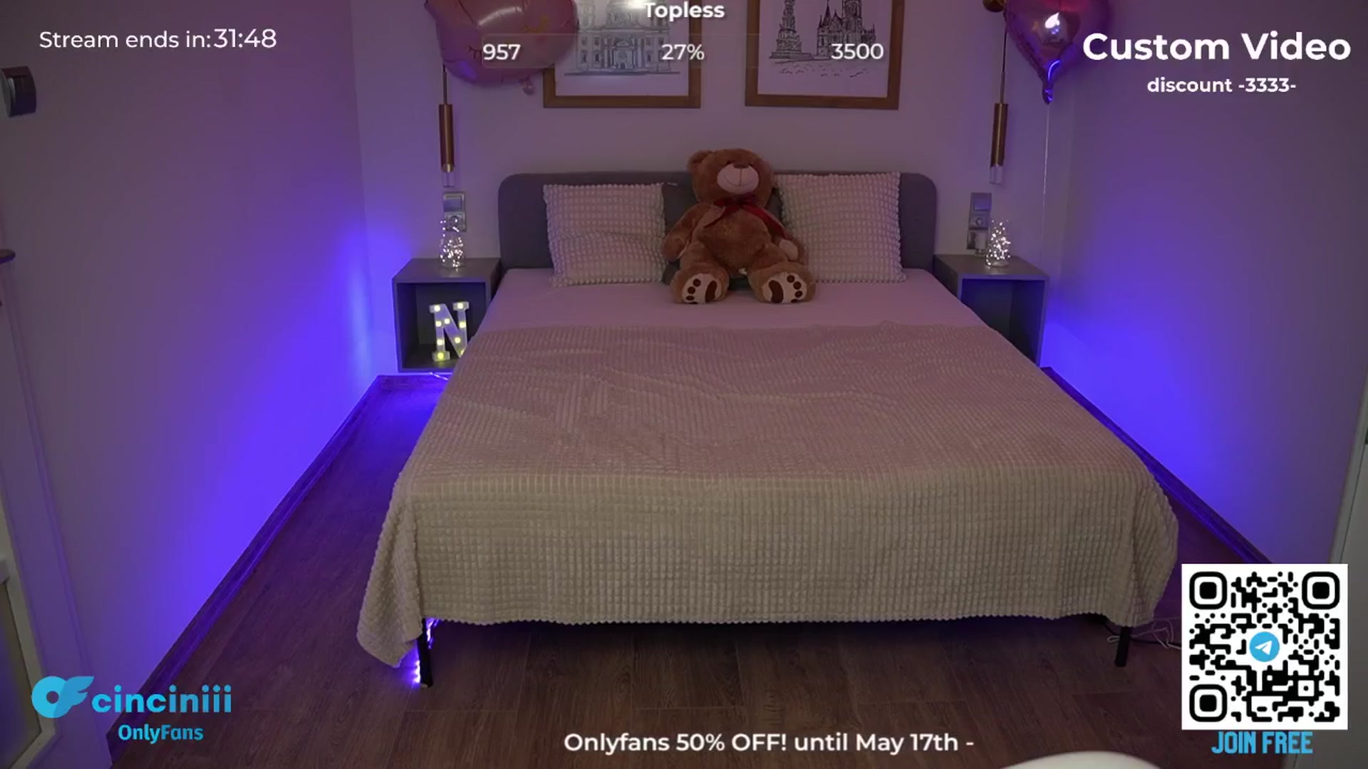 Gallery image thumbnail from cinnabellee's myfreecams stream on, 05/03/2024, 21:14 image 11 of 20
