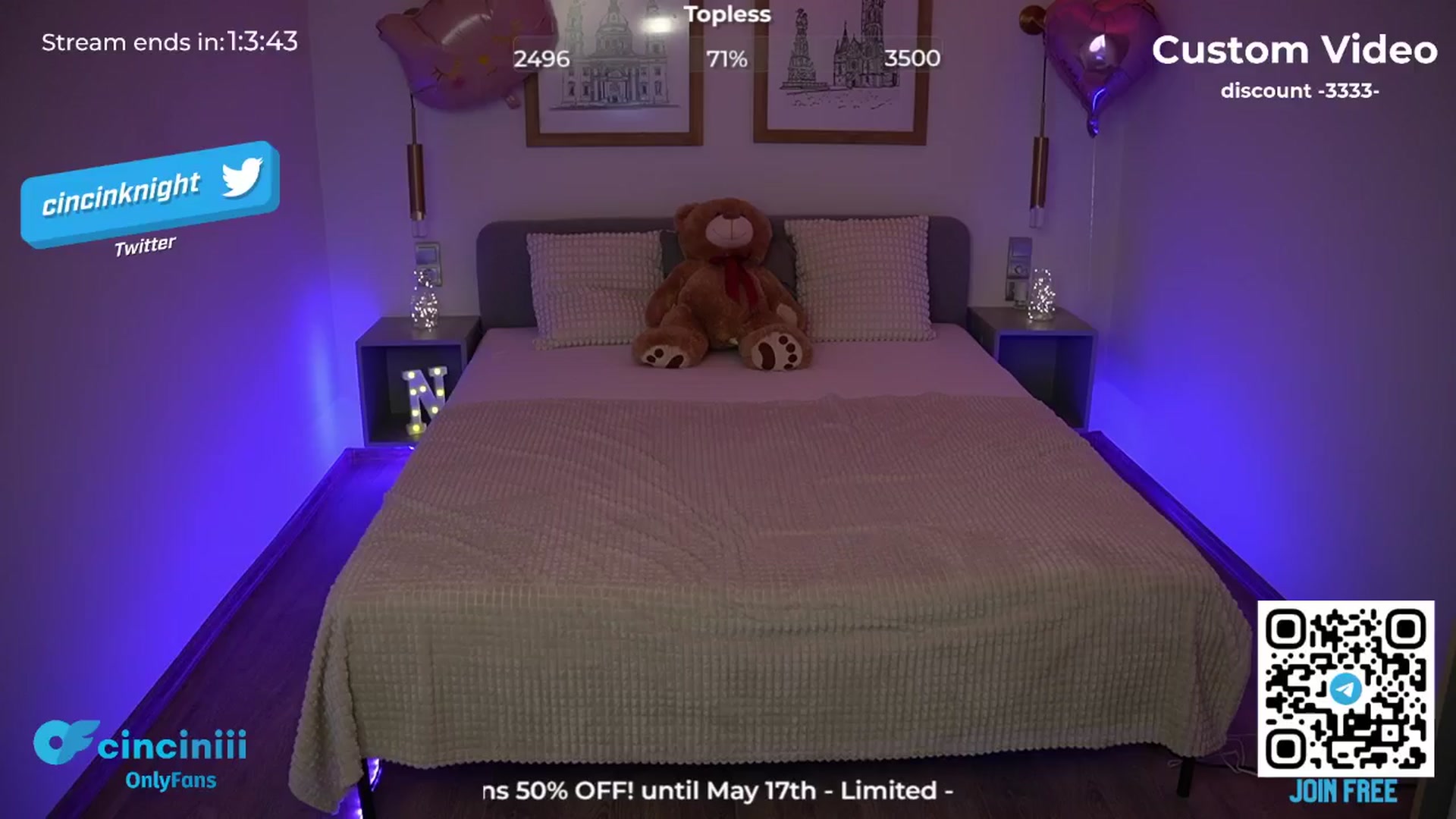 Gallery image thumbnail from cinnabellee's myfreecams stream on, 05/05/2024, 20:46 image 14 of 20