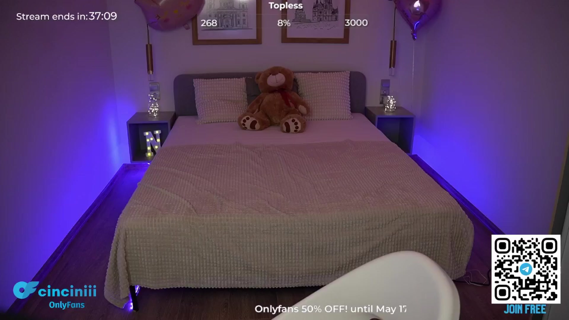 Gallery image thumbnail from cinnabellee's myfreecams stream on, 05/06/2024, 21:09 image 20 of 20