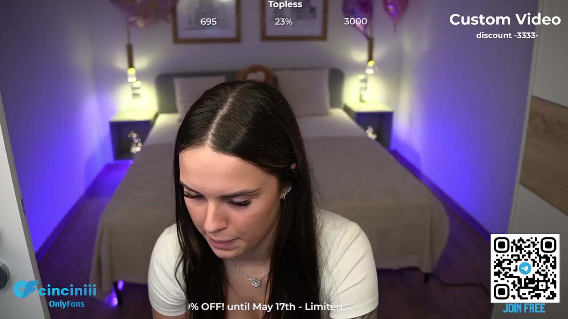 Gallery image thumbnail from cinnabellee's myfreecams stream on, 05/07/2024, 21:23 image 20 of 20