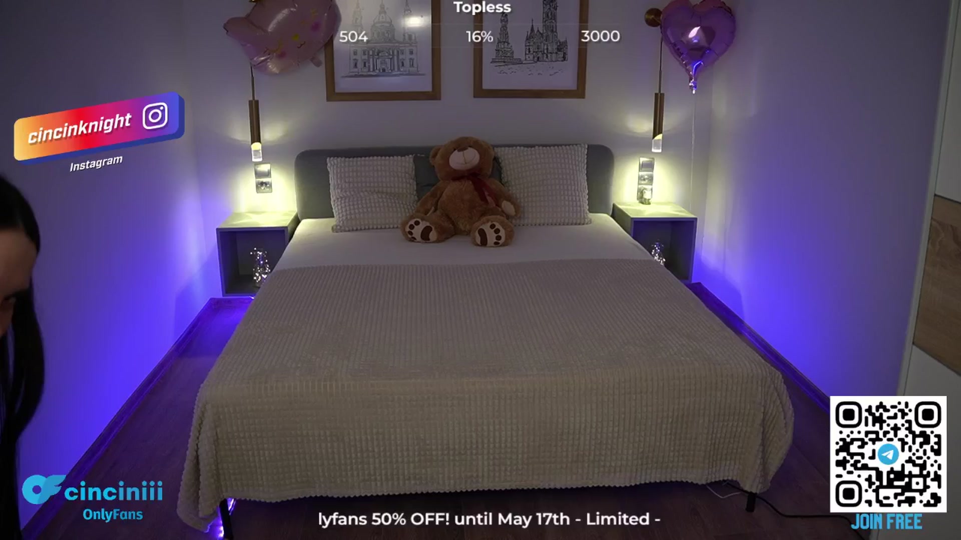 Gallery image thumbnail from cinnabellee's myfreecams stream on, 05/07/2024, 21:23 image 7 of 20