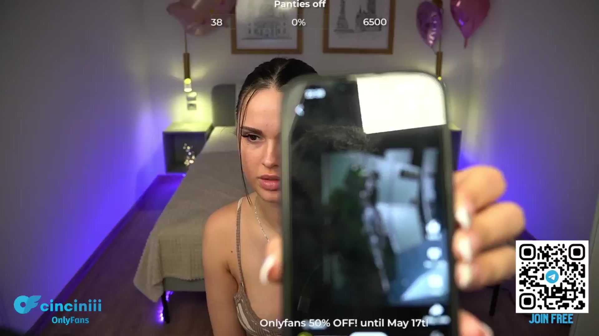 Gallery image thumbnail from cinnabellee's myfreecams stream on, 05/09/2024, 20:44 image 20 of 20