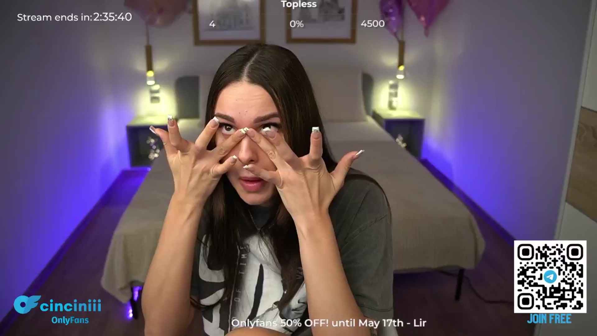 Gallery image thumbnail from cinnabellee's myfreecams stream on, 05/13/2024, 18:54 image 12 of 20