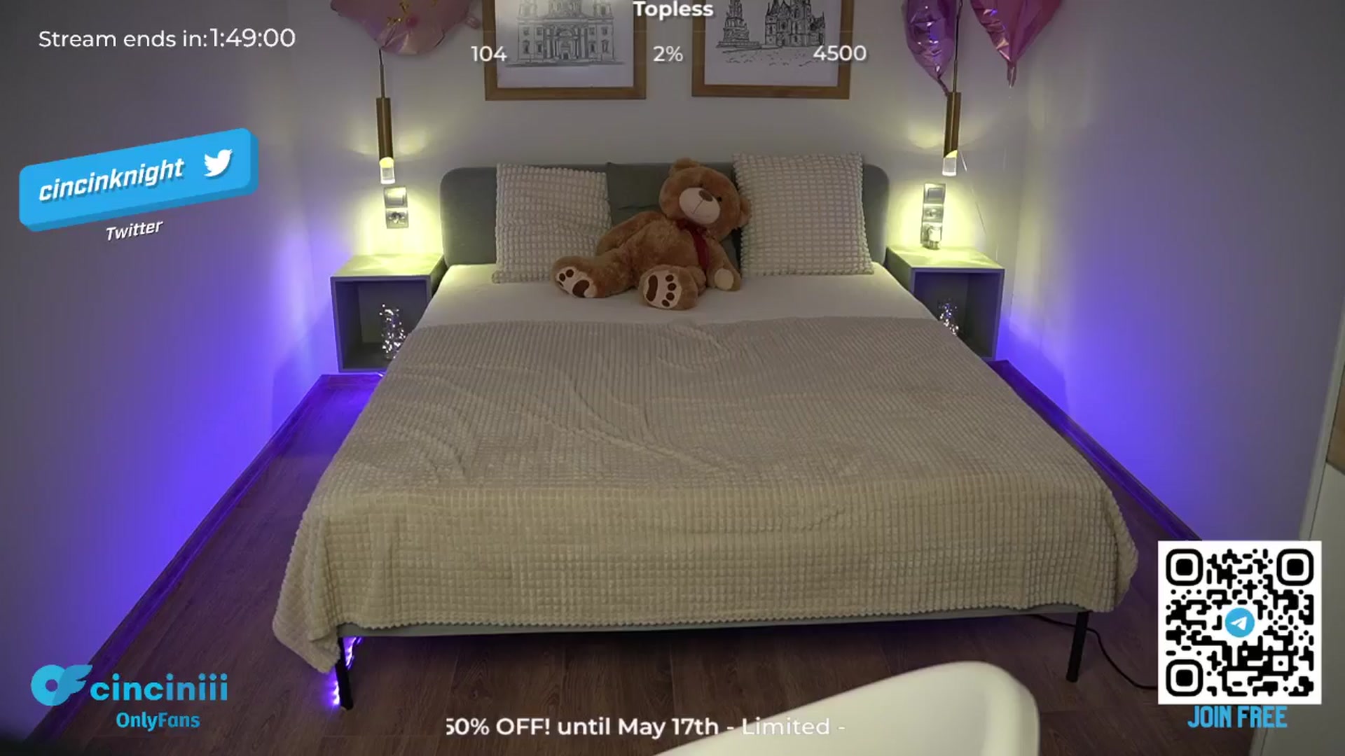Gallery image thumbnail from cinnabellee's myfreecams stream on, 05/13/2024, 20:26 image 2 of 20